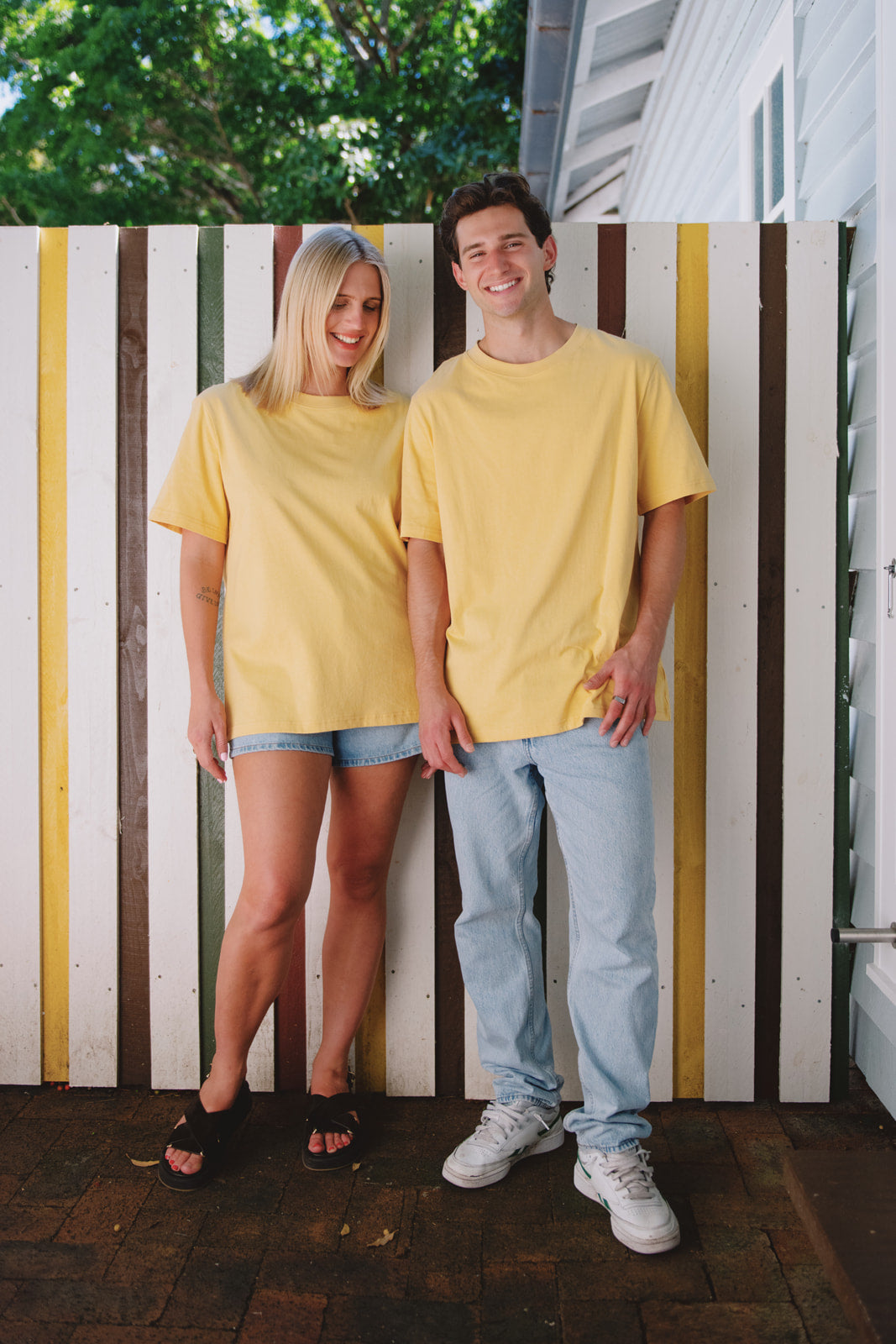 The Vintage Tee 220GSM - Yellow