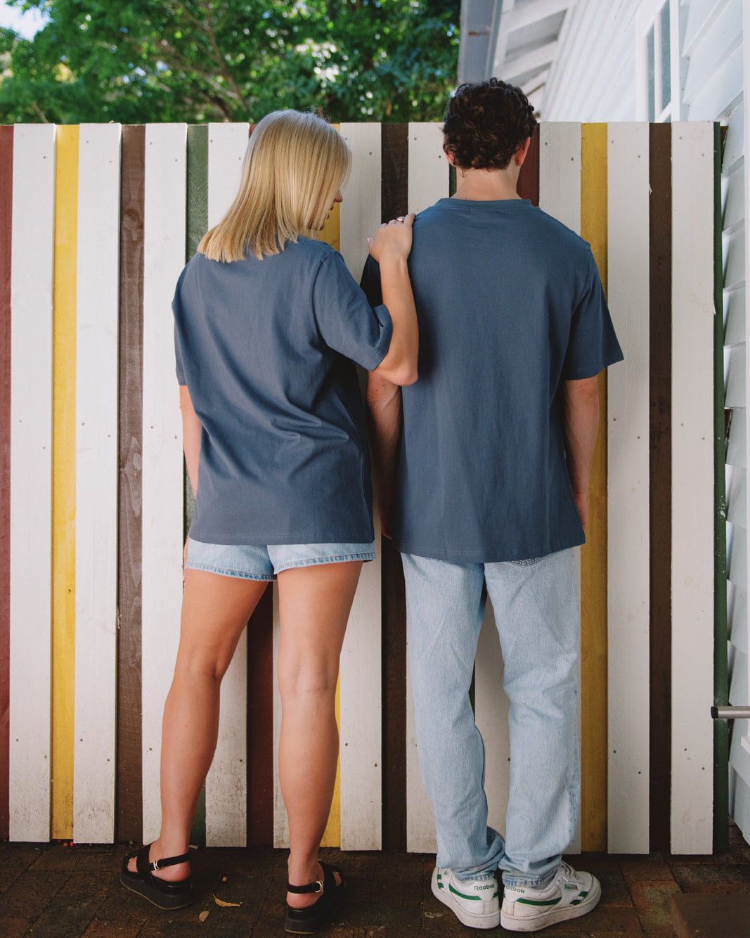 The Vintage Tee 220GSM - Pacific Blue