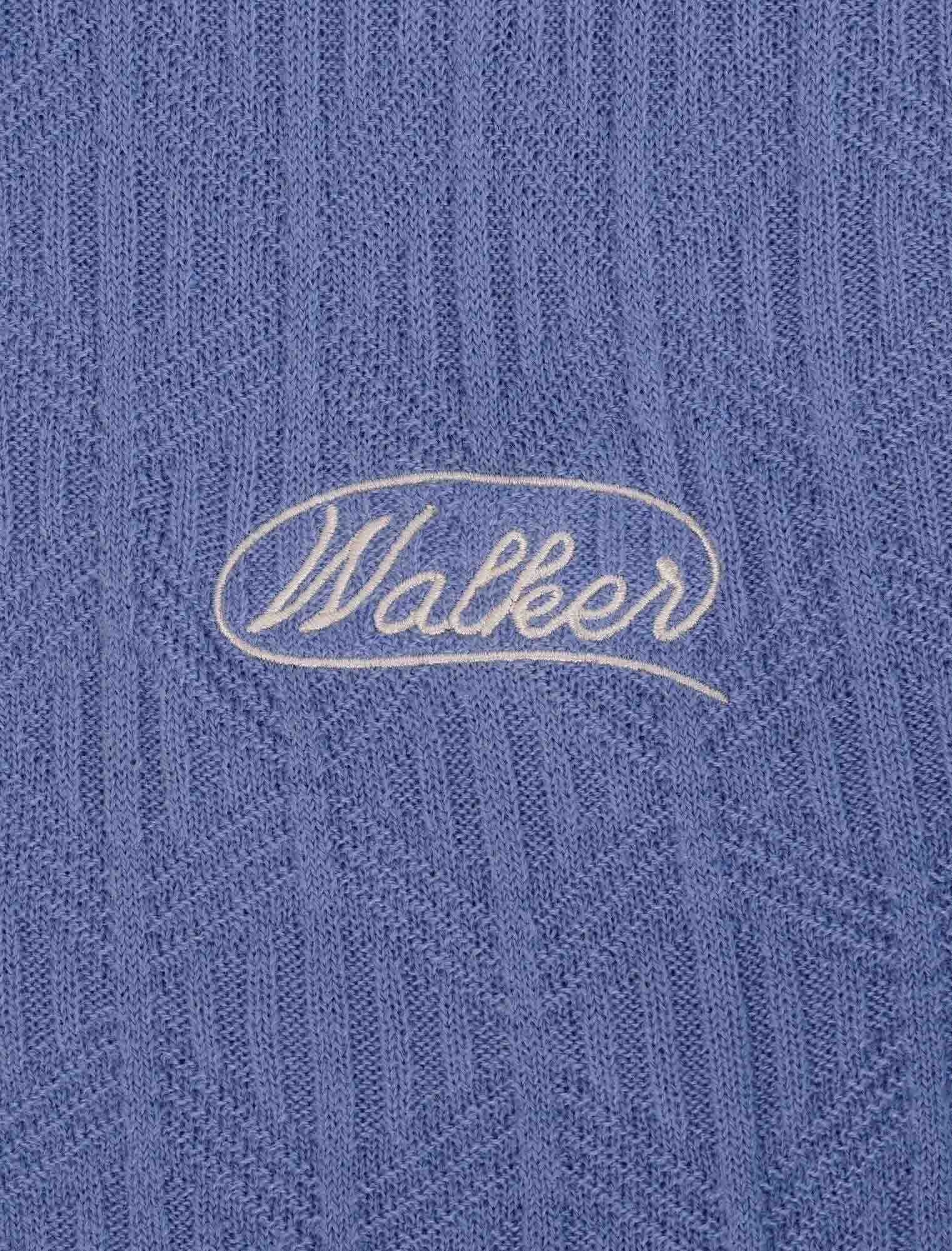 Lasso Knit Polo - Sky Blue