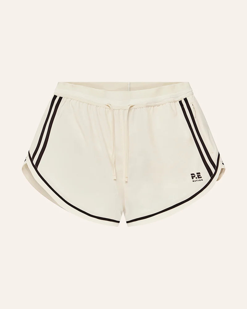 Linear Short - Whisper White/Fudge