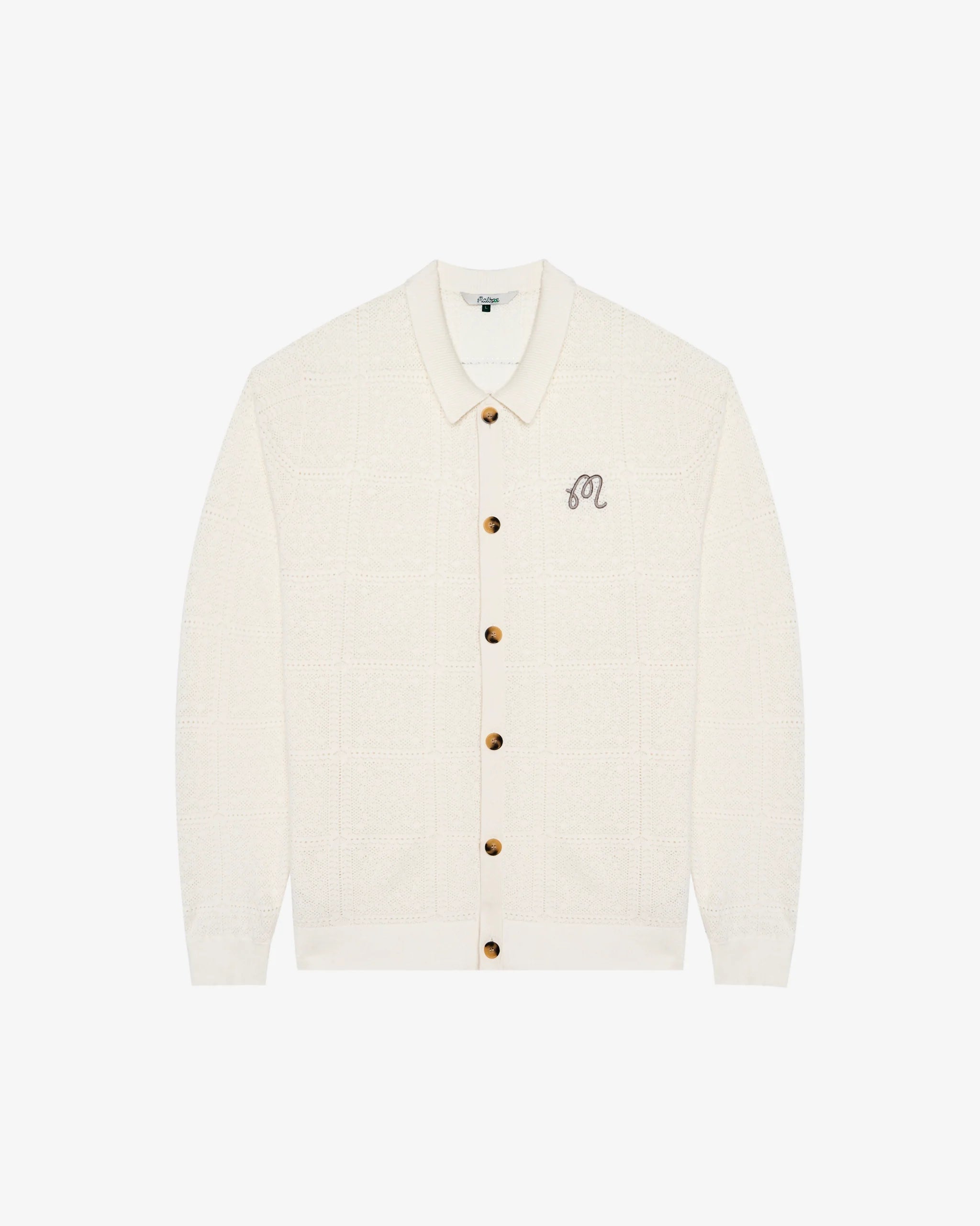 Resort Crochet Cardigan - Whisper White