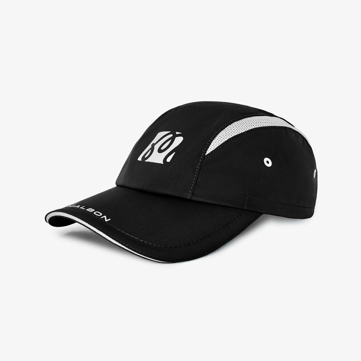 Performance Mesh Panel Bungee Hat - Black