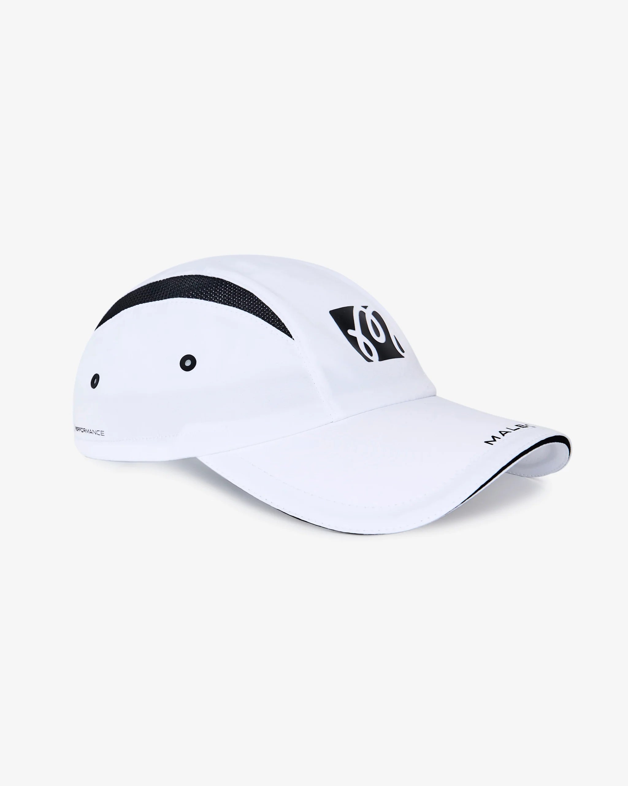 Performance Mesh Panel Bungee Hat - White/silver