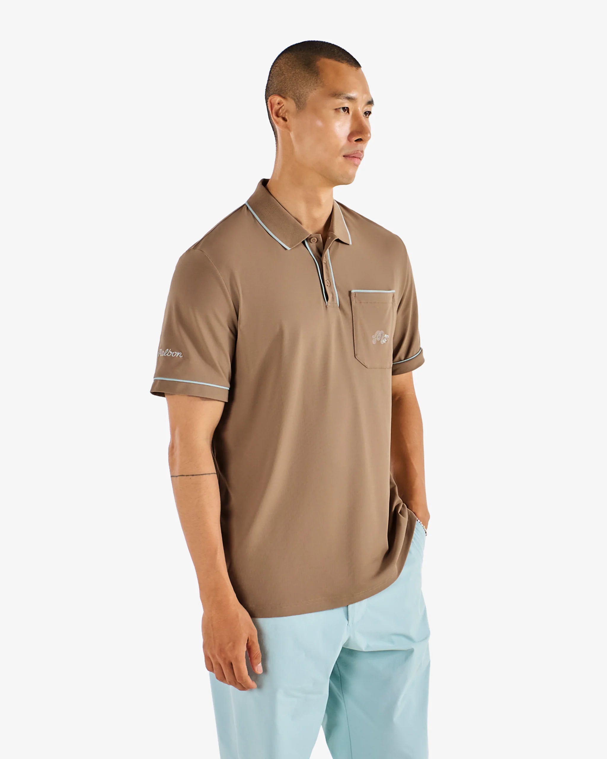 Dove Performance Pique Polo - Hawk