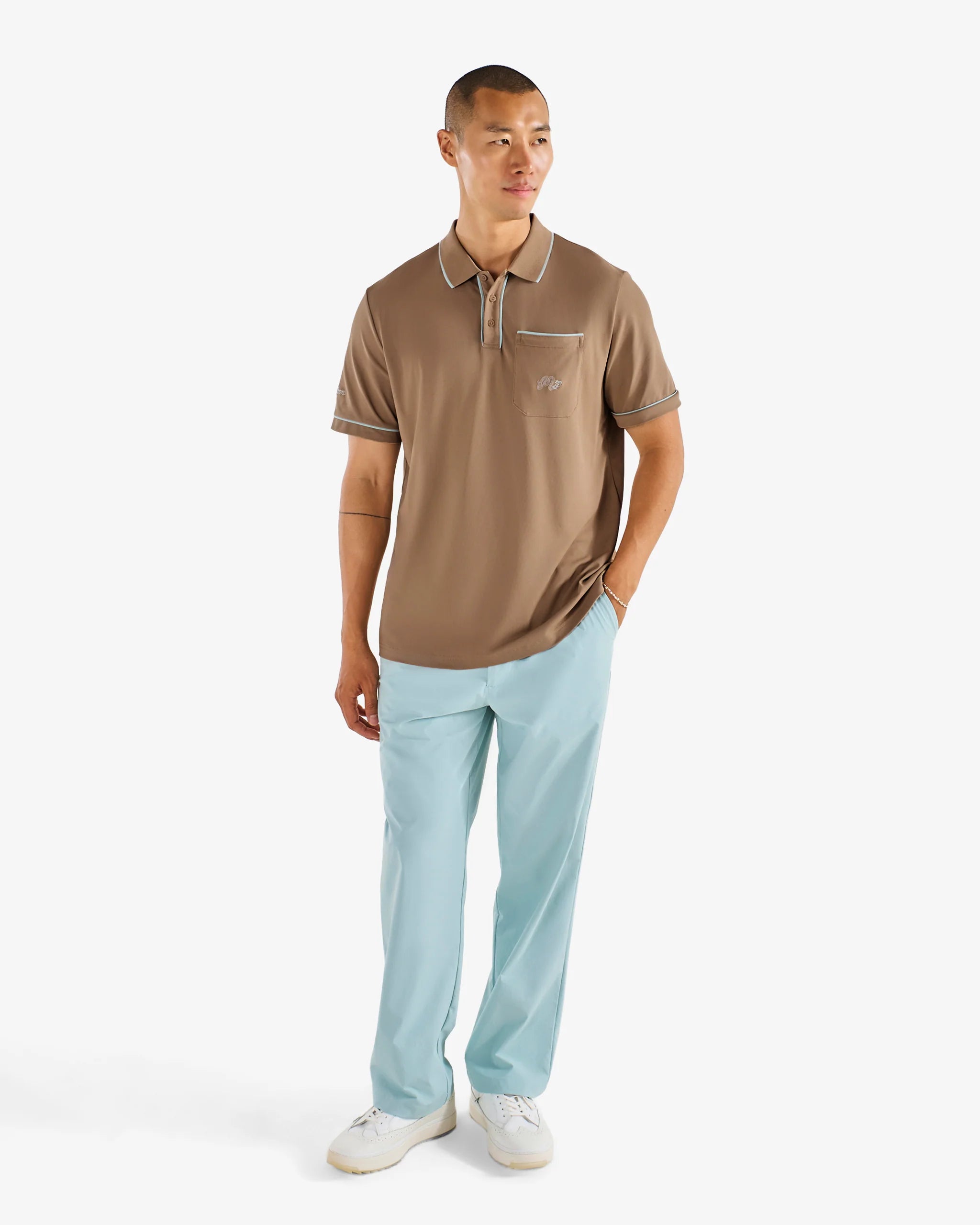 Dove Performance Pique Polo - Hawk