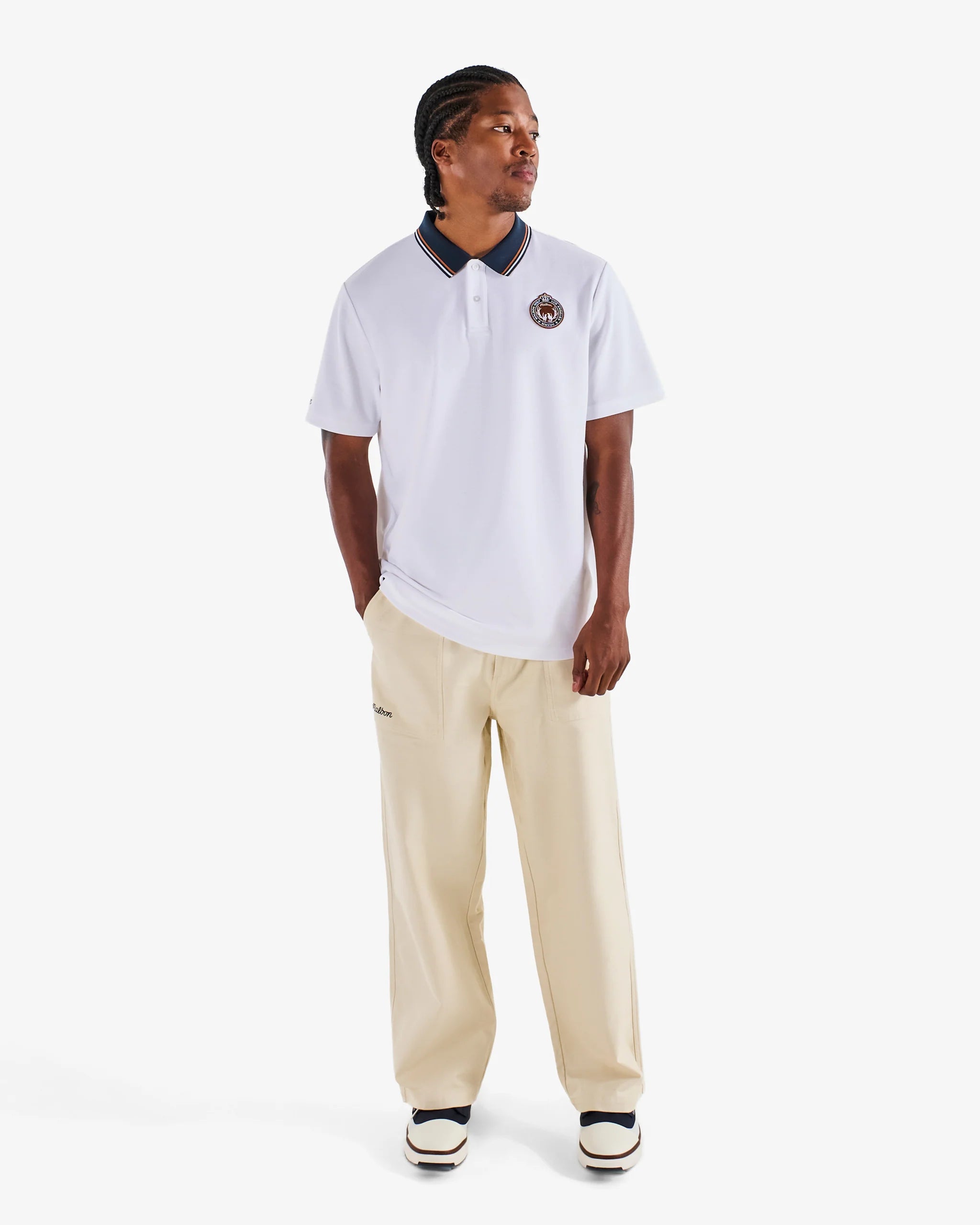 Fairway Oakwood Polo - White