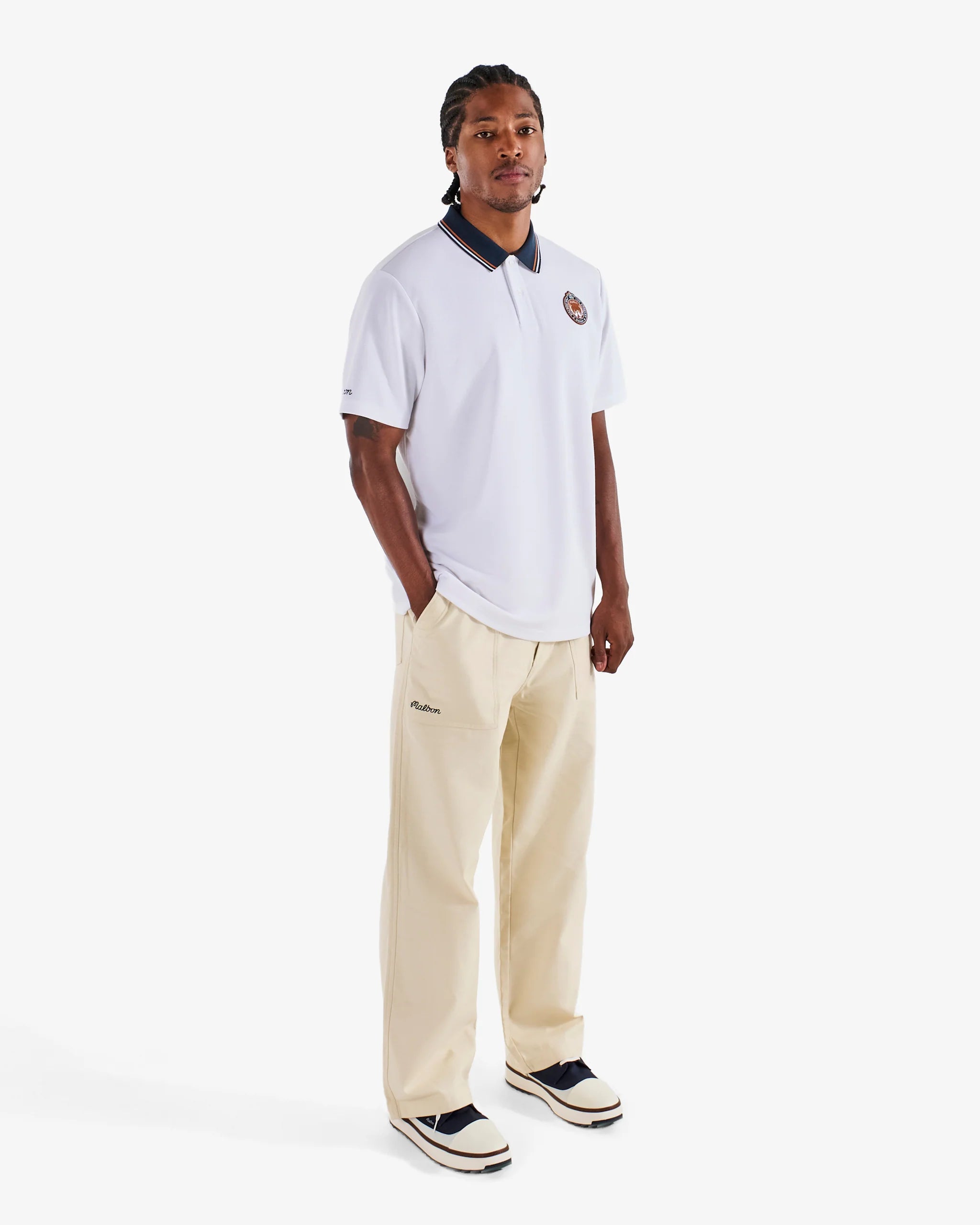 Fairway Oakwood Polo - White
