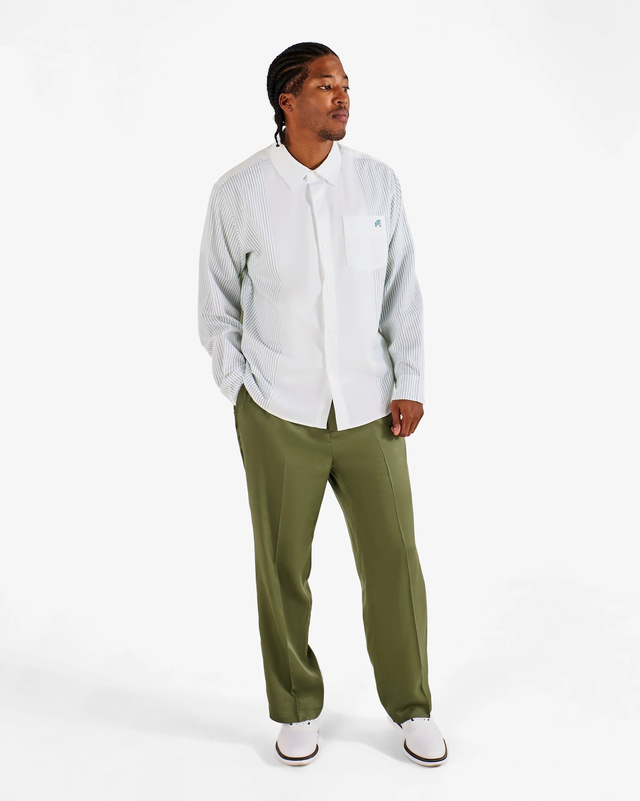 Montescristo Shirt - White/Light Blue