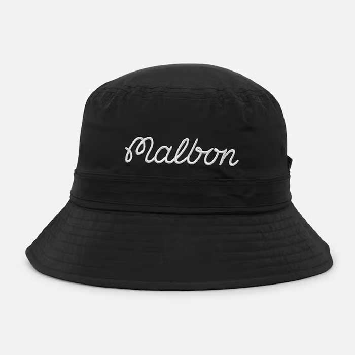 Evergreen Nylon Bucket Hat - Black