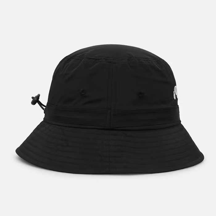 Evergreen Nylon Bucket Hat - Black