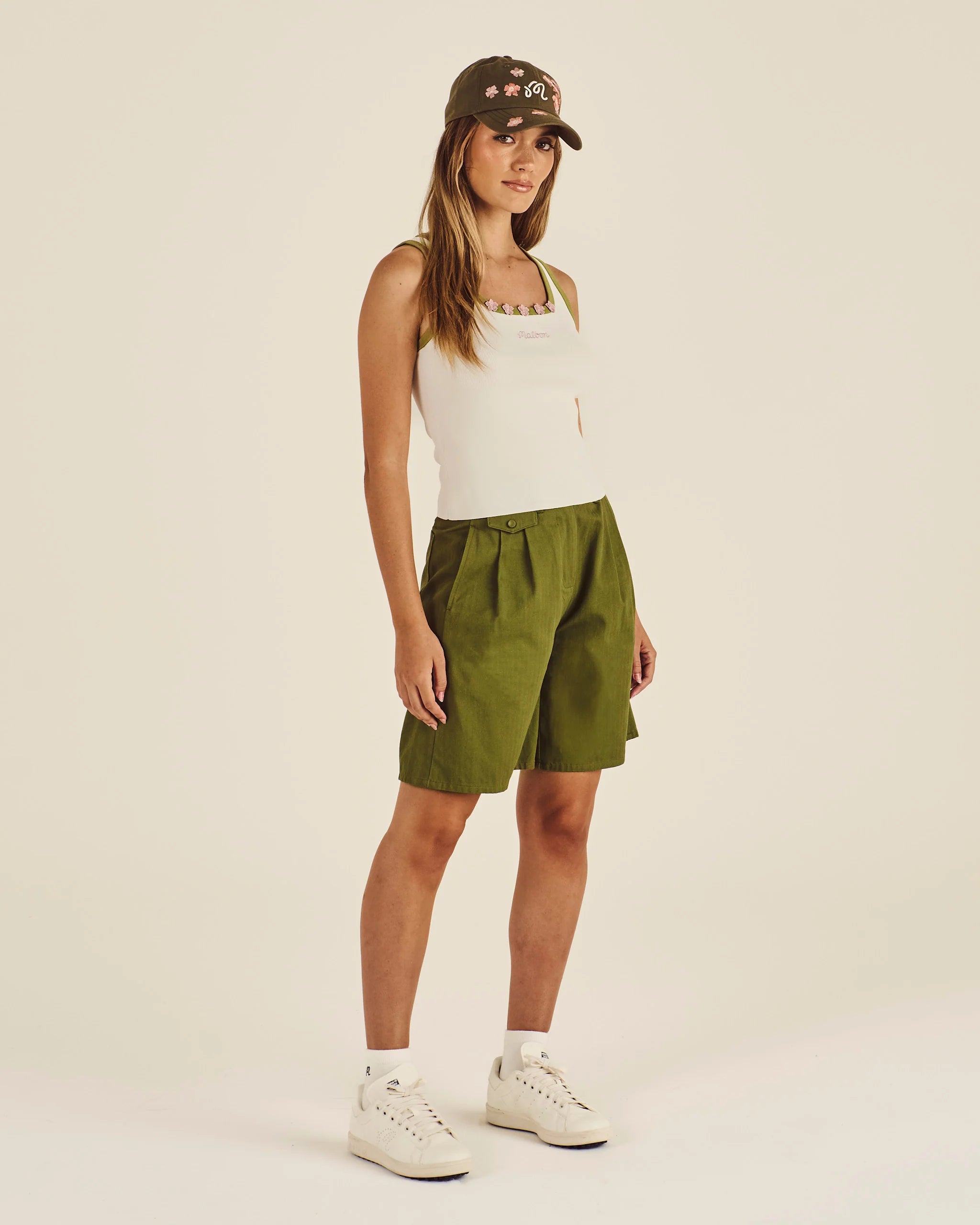 Abella Blossom Tank - Ivory