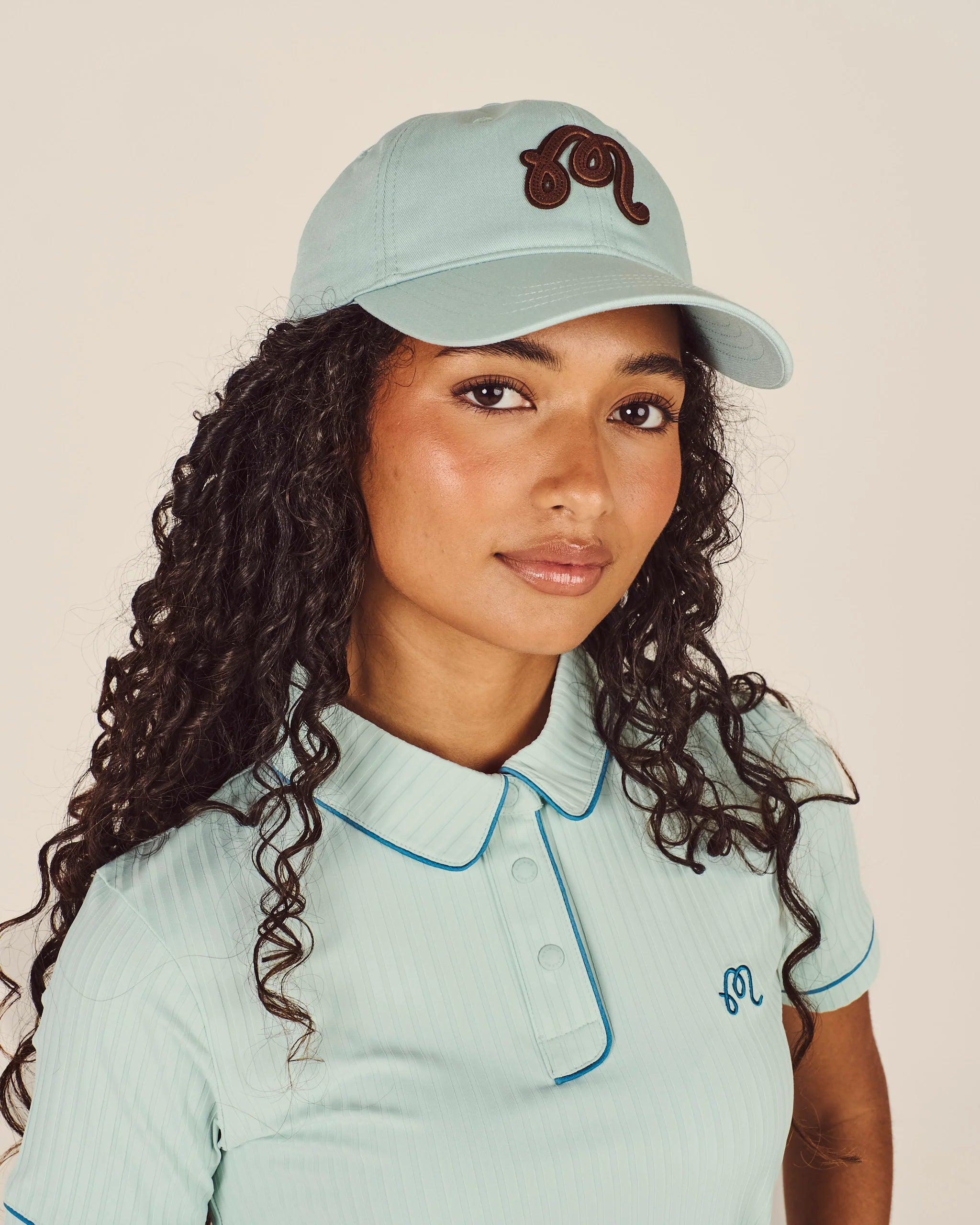 Angeligue Applique Dad Hat - Surf Spray