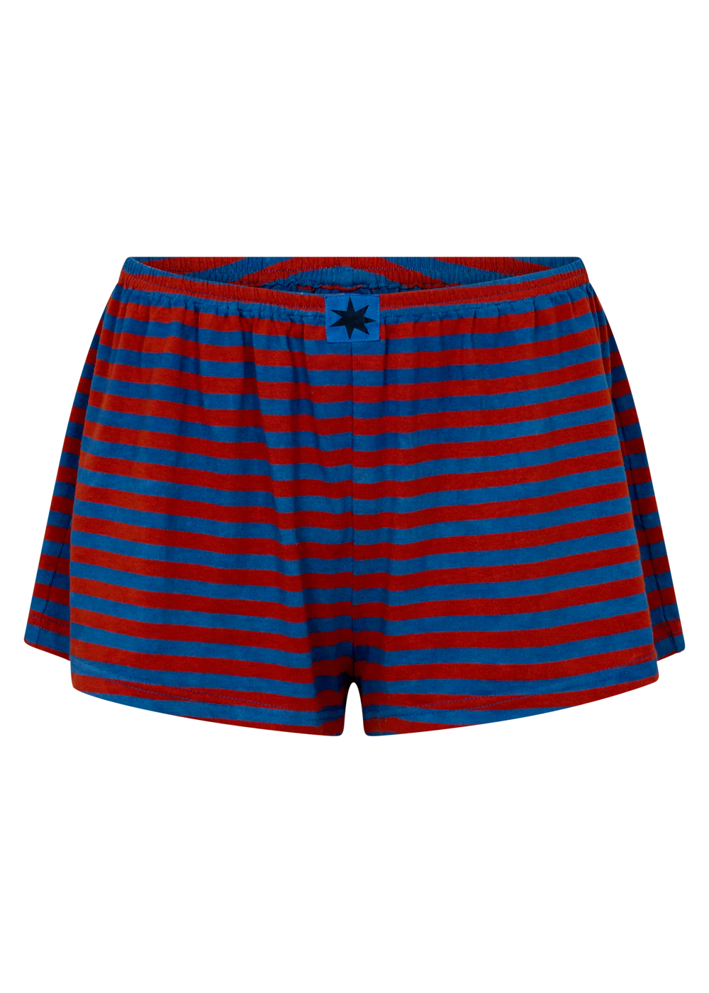 Pomodoro stripe Aria short - Red/Blue