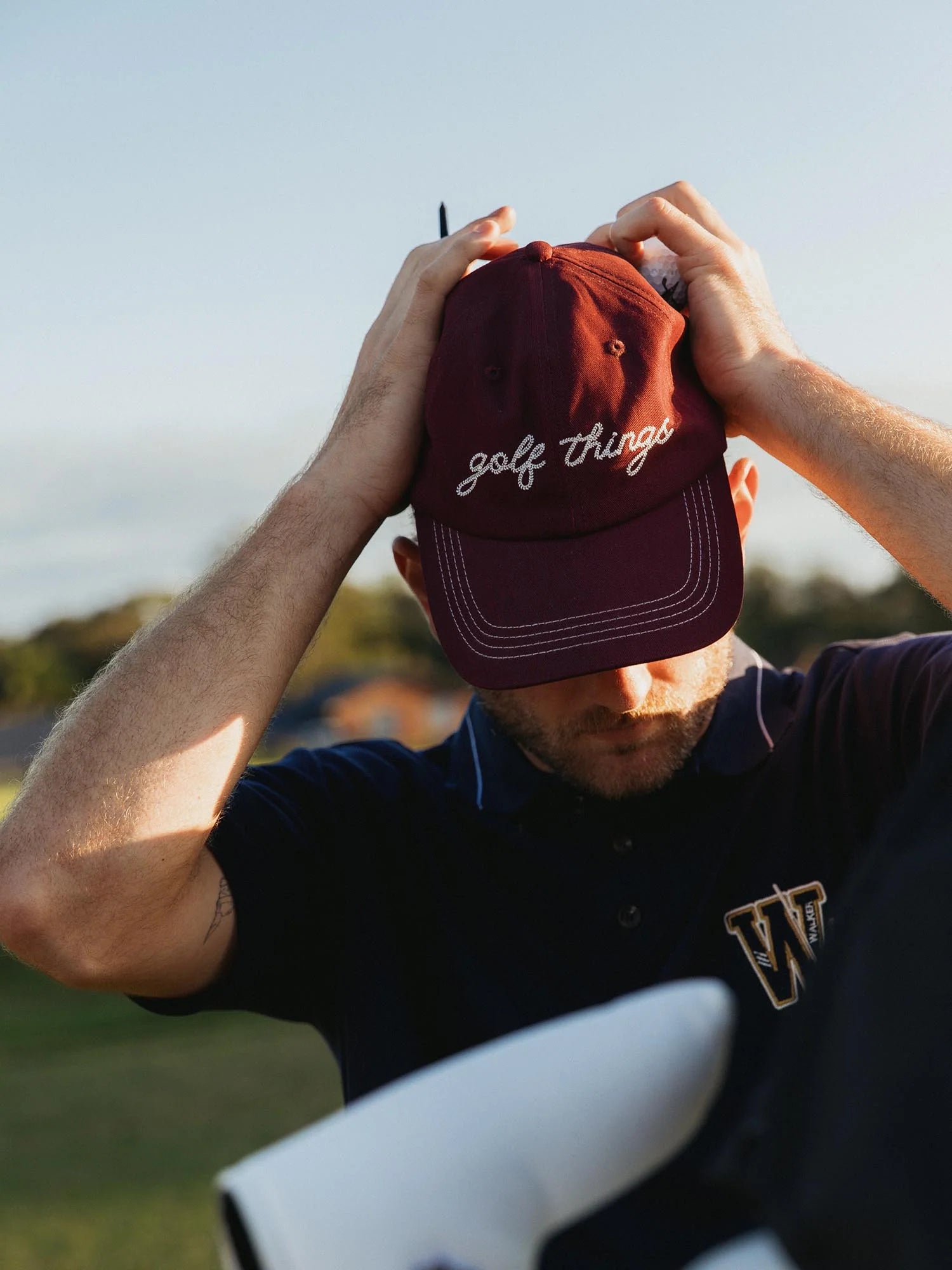 Golf Things Cap - Raisin