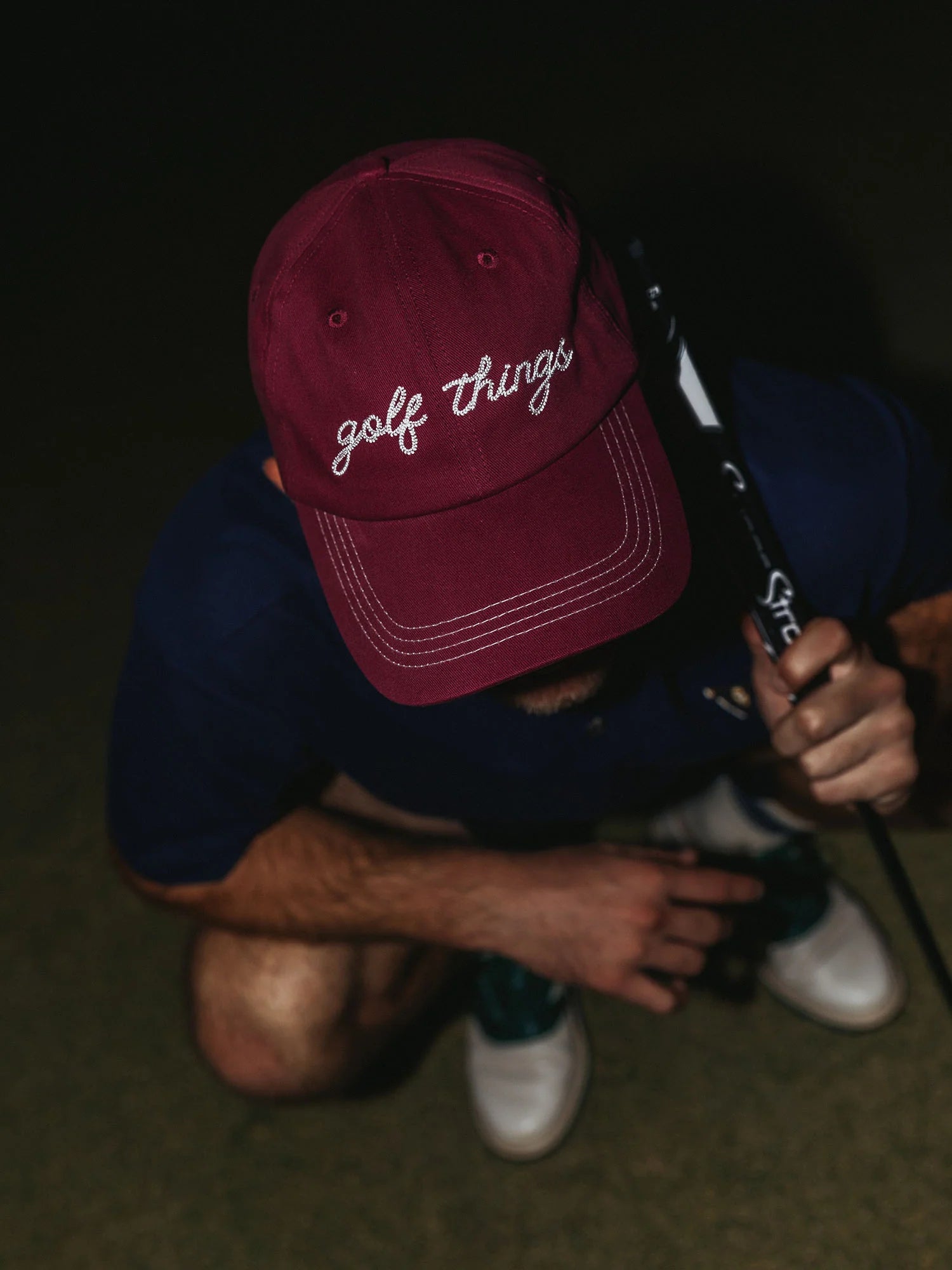 Golf Things Cap - Raisin