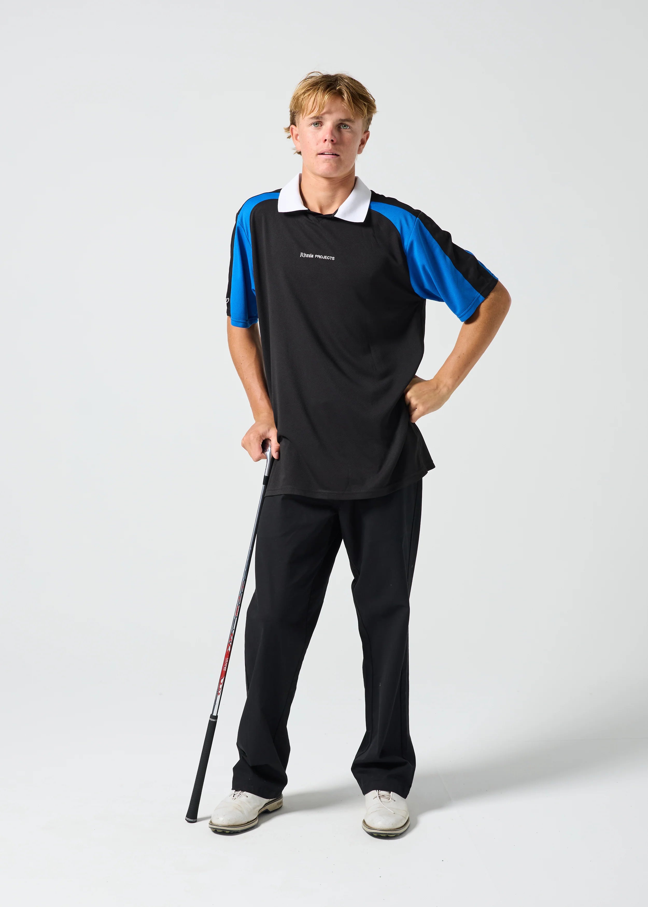 Passage Polo - Black/Blue