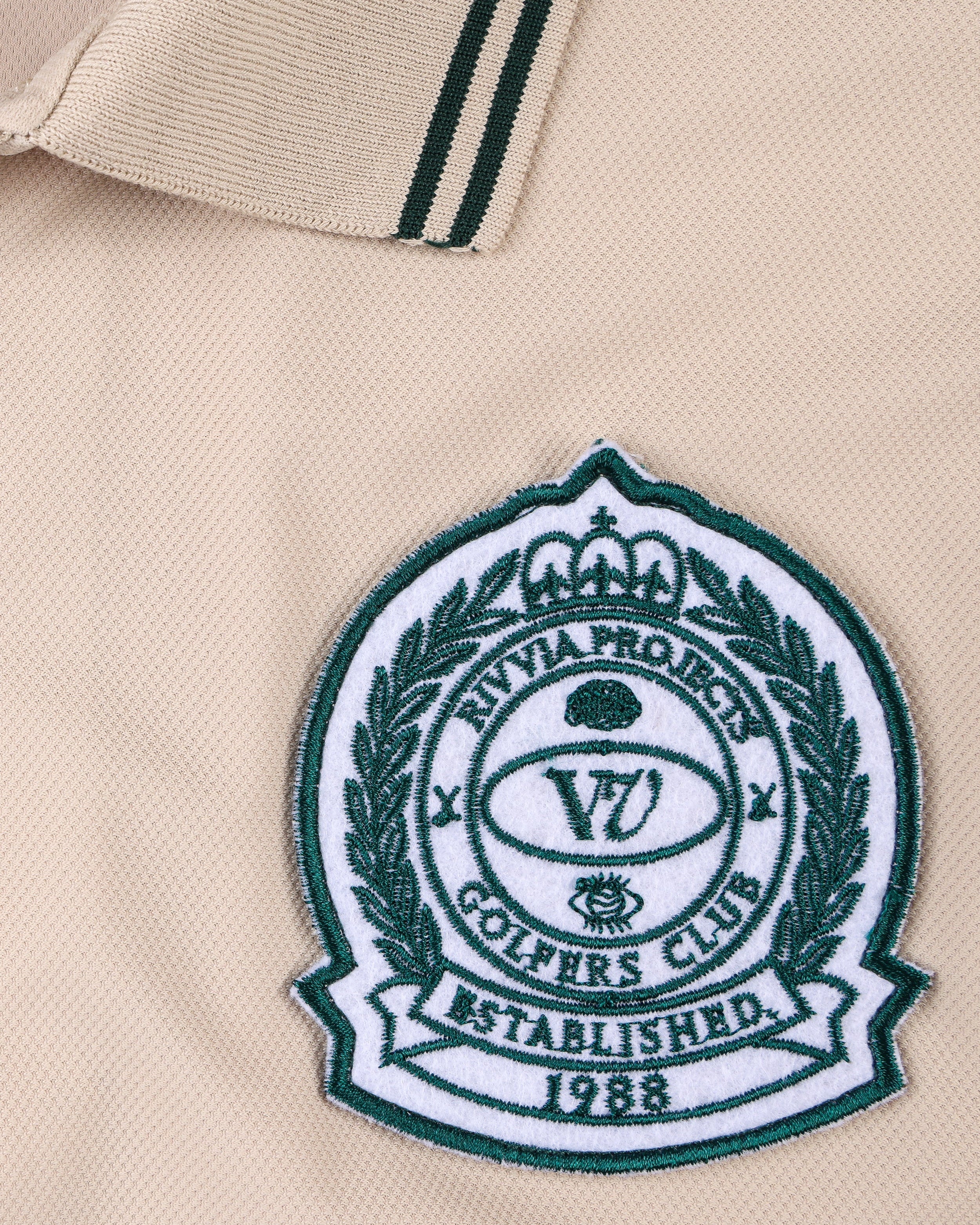 VV Crest Polo - Bone