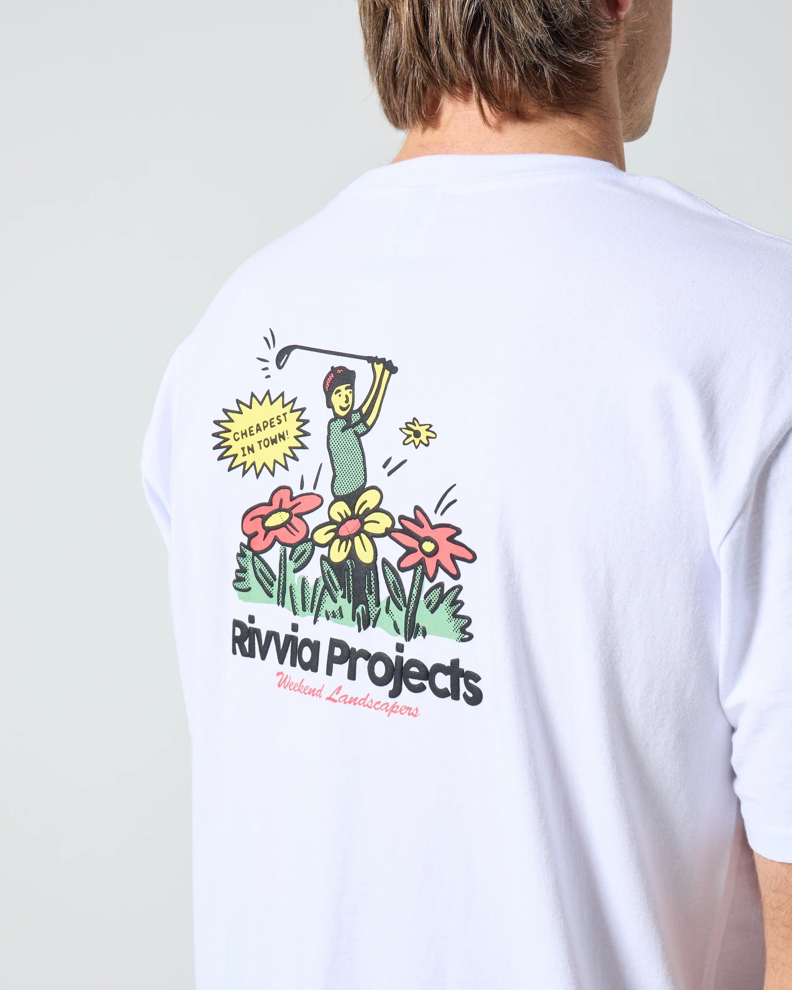 Weekend Landscapers T-shirt - White