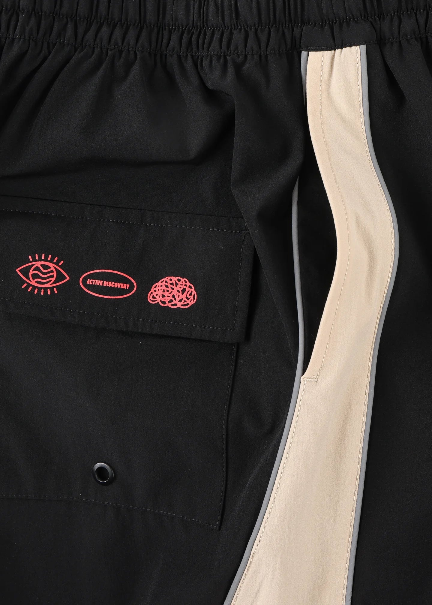 Daily Ride Data Short - Black/Bone