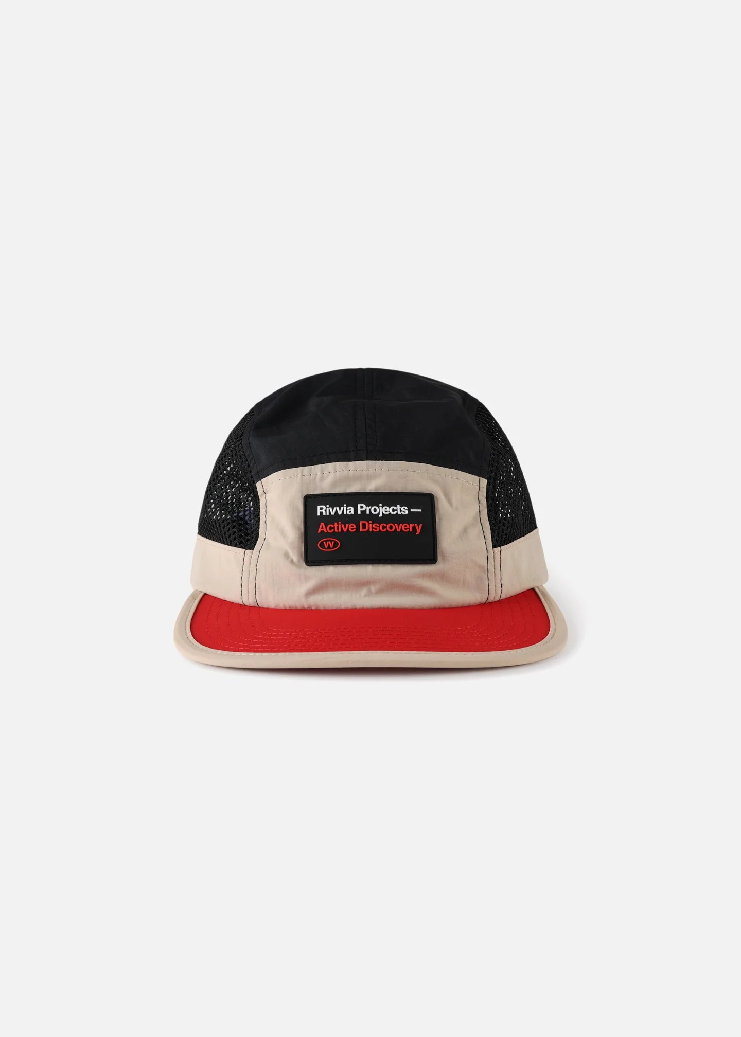 Data Running Cap - Red/Bone/Black