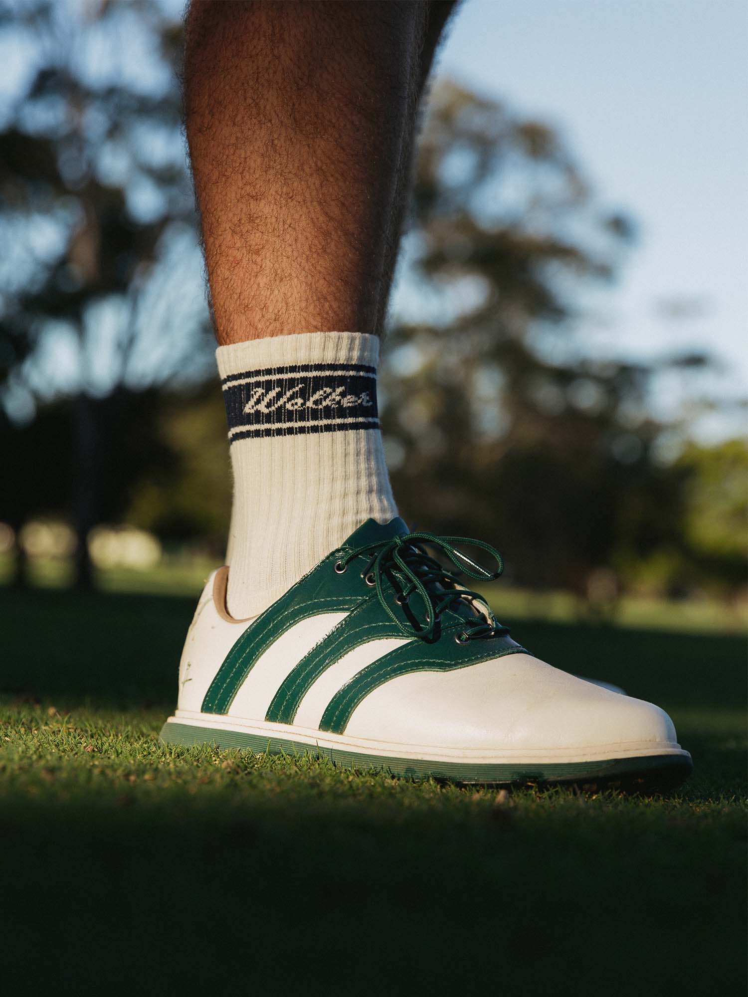 Stripe Classic Socks - White/Navy/Red