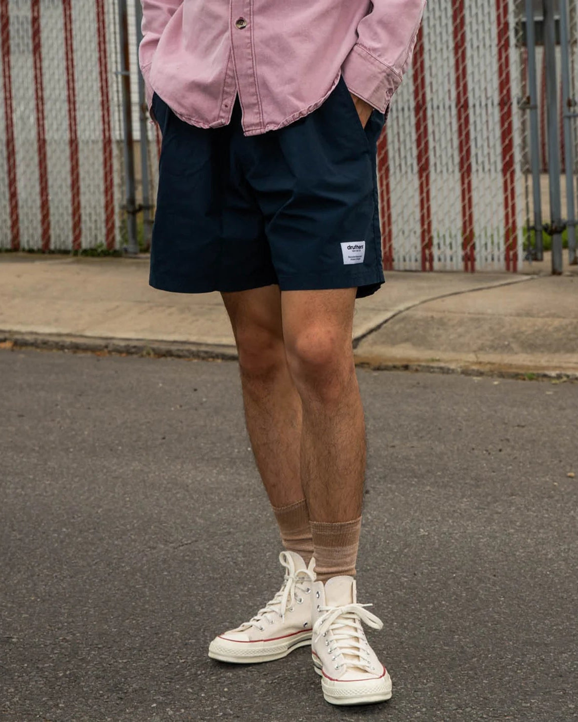 Italian Recycled Nylon Swim Trunk - Navy