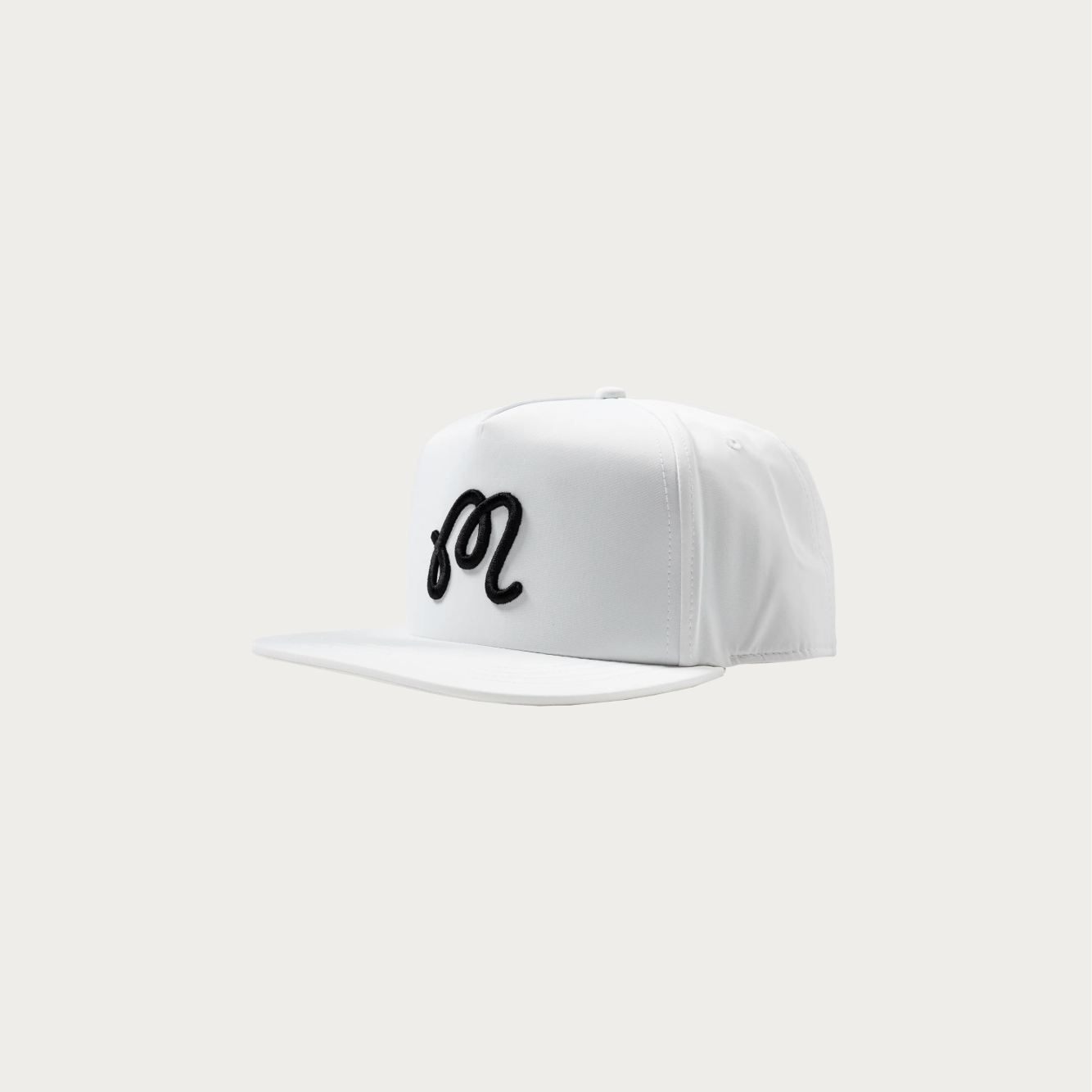 Malbon Golf Snapback Hat - White