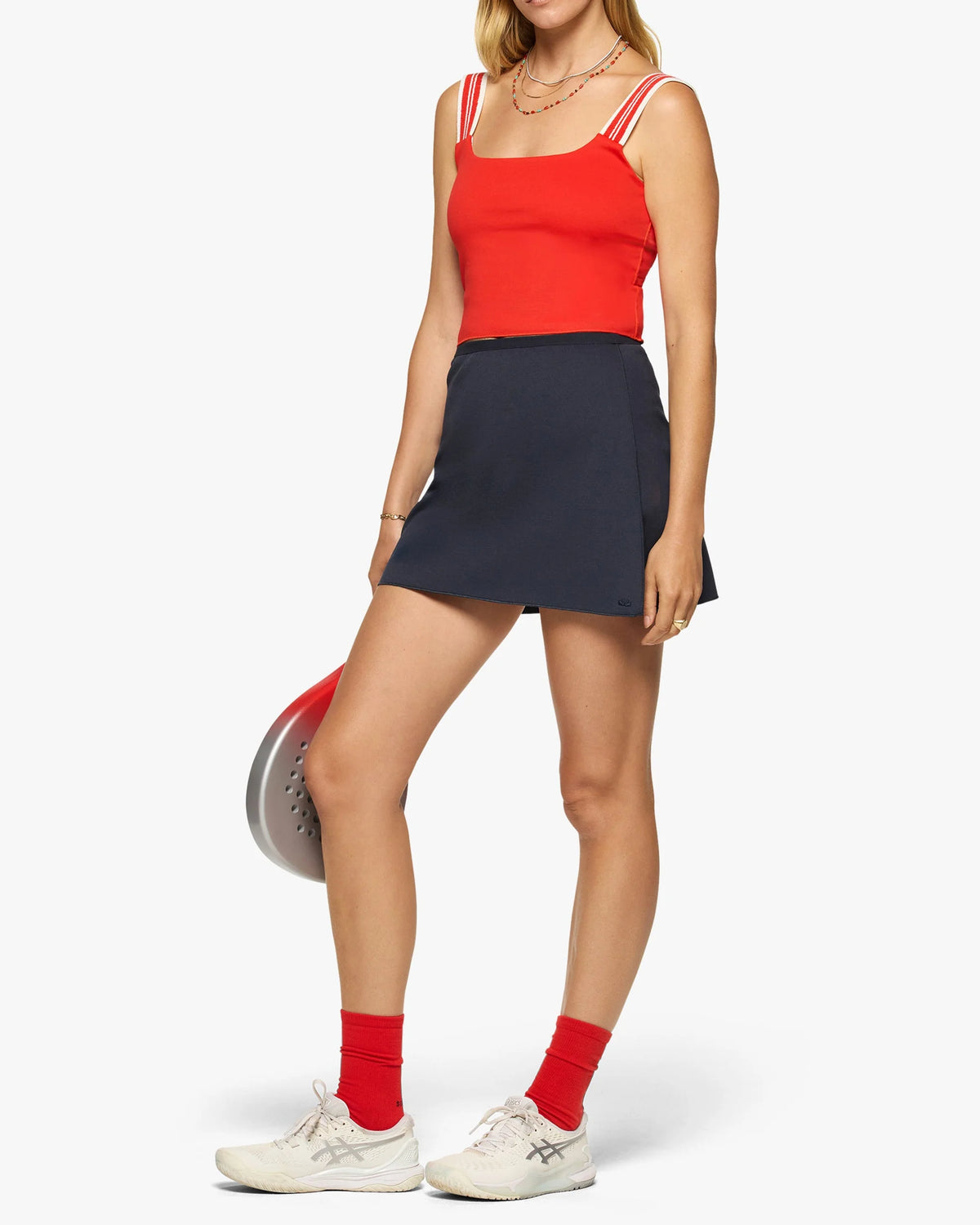 Court Stretch Slip Skirt - Midnight