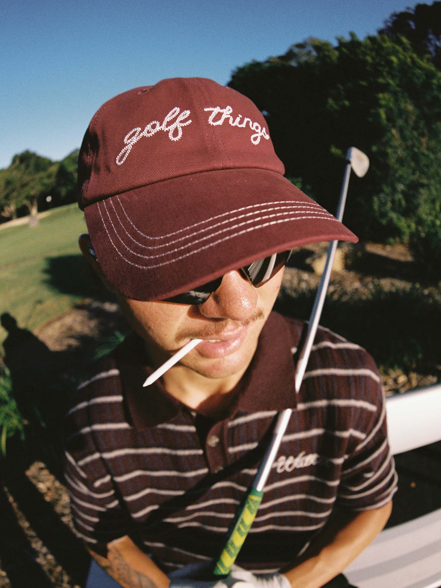 Golf Things Cap - Raisin