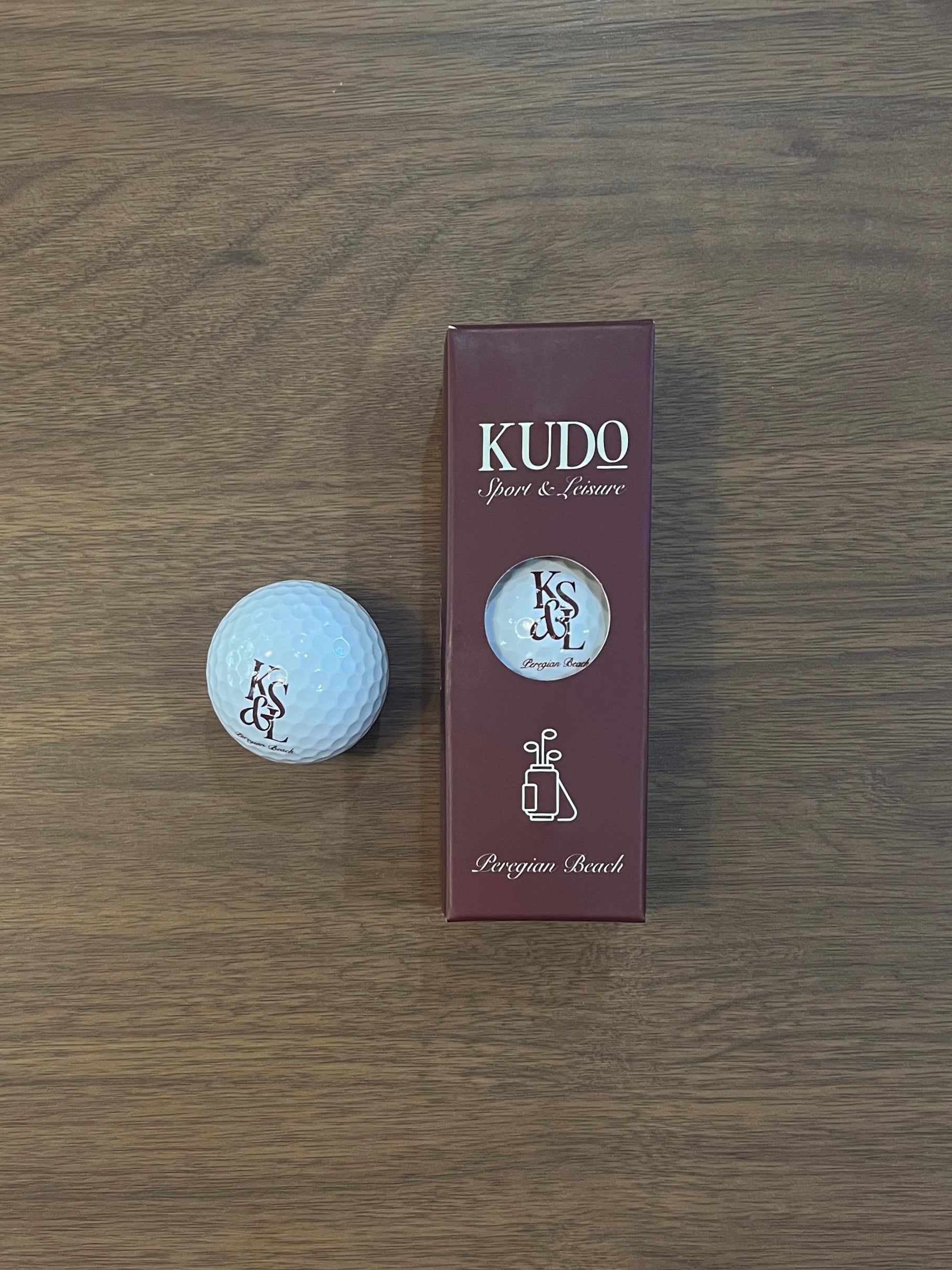 Golf Balls - Burgundy