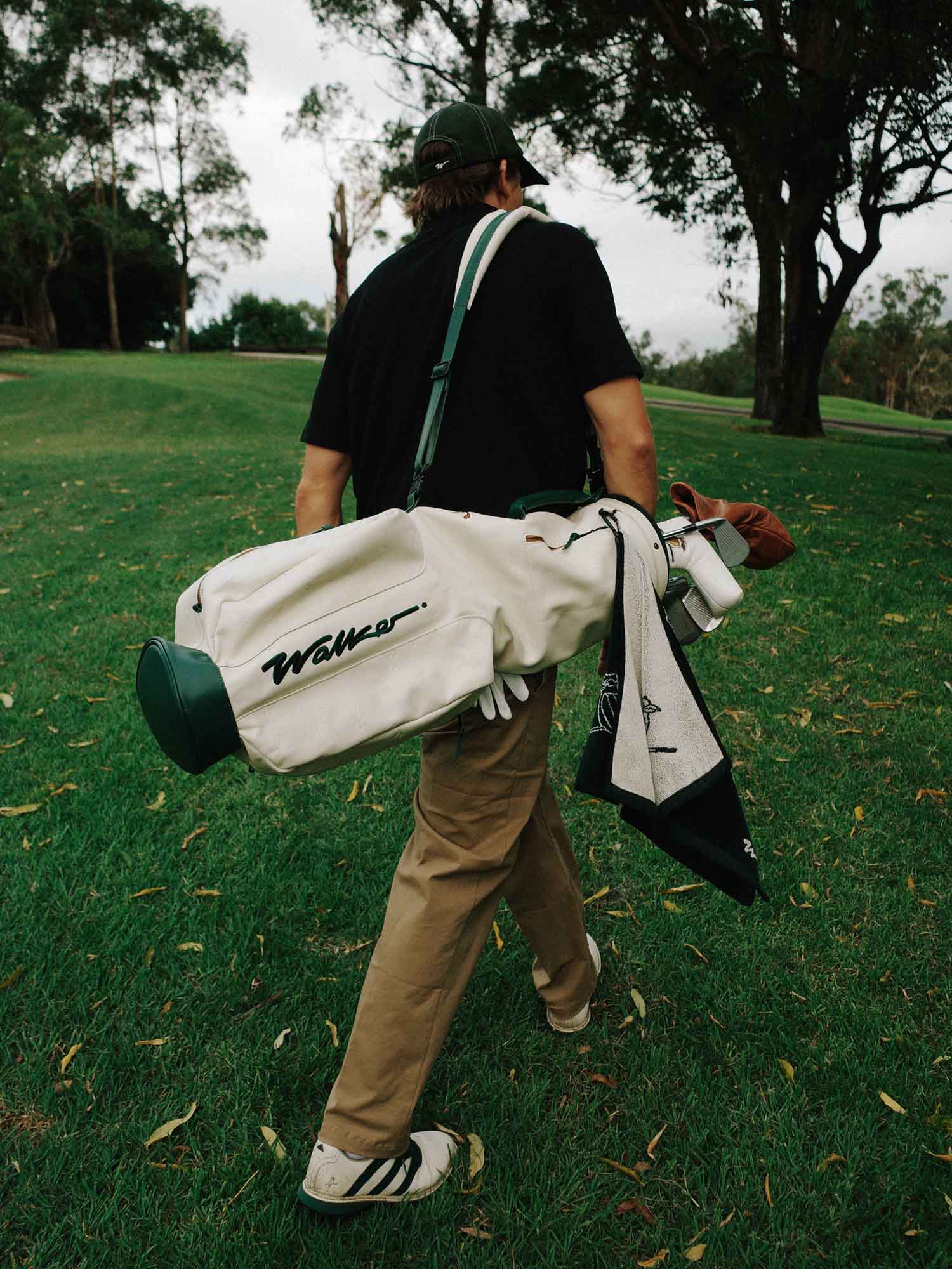 Walker x Hiroki Sunday Bag Cream / Pine Leather