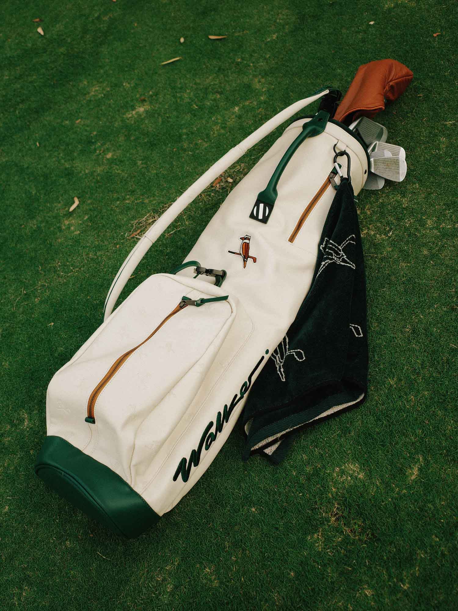 Walker x Hiroki Sunday Bag Cream / Pine Leather