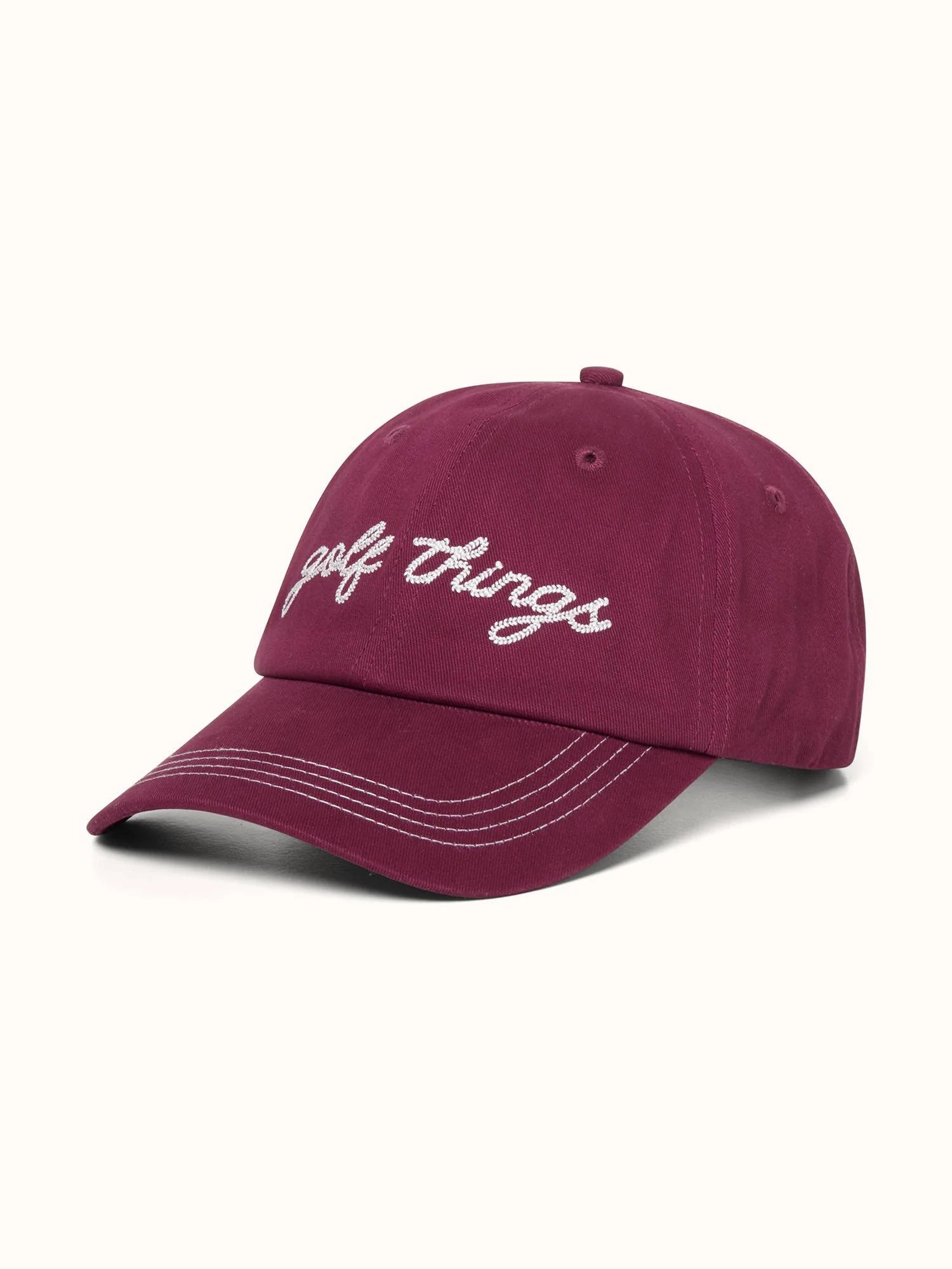 Golf Things Cap - Raisin