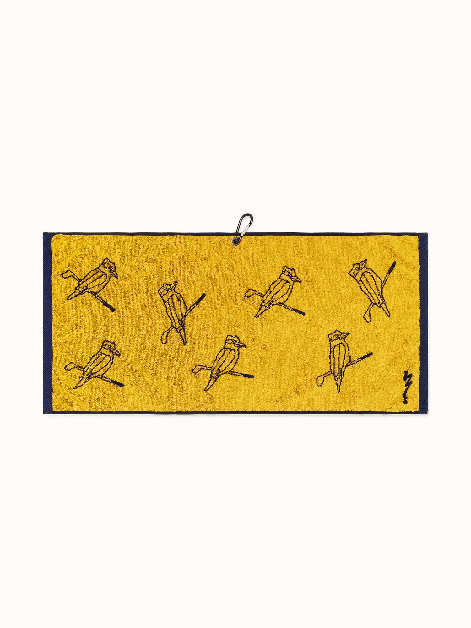 Kooka Icon Towel - Navy/Honey