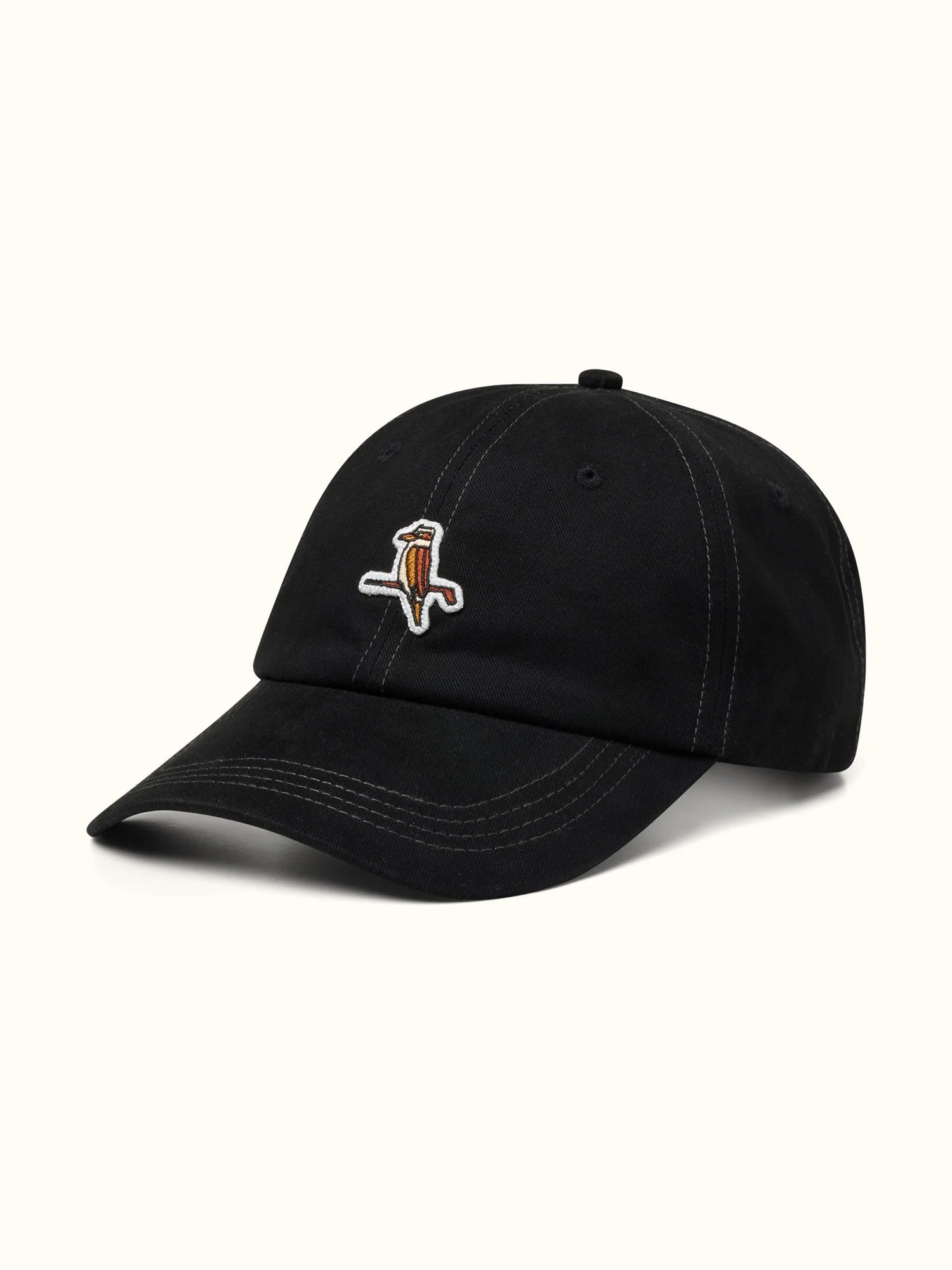 Kooka 6 Panel Cap - Black