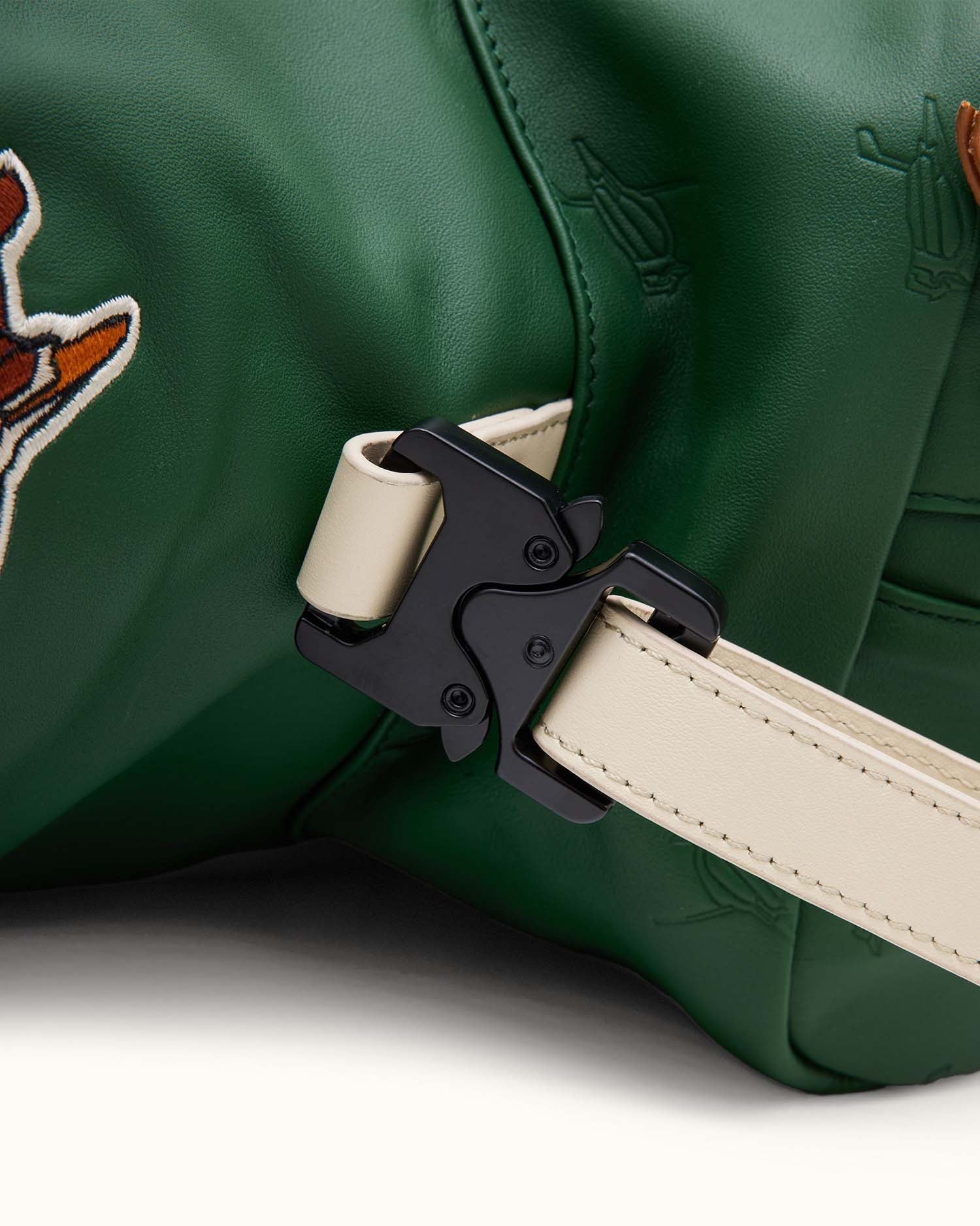 Walker x Hiroki Sunday Bag - Dark Green Leather