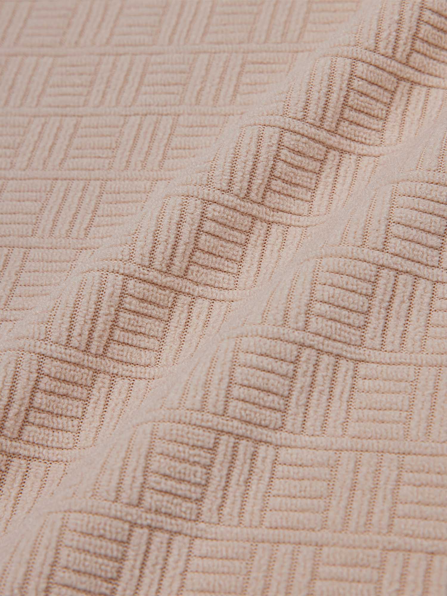 Kooka Jacquard Terry Polo - Cream