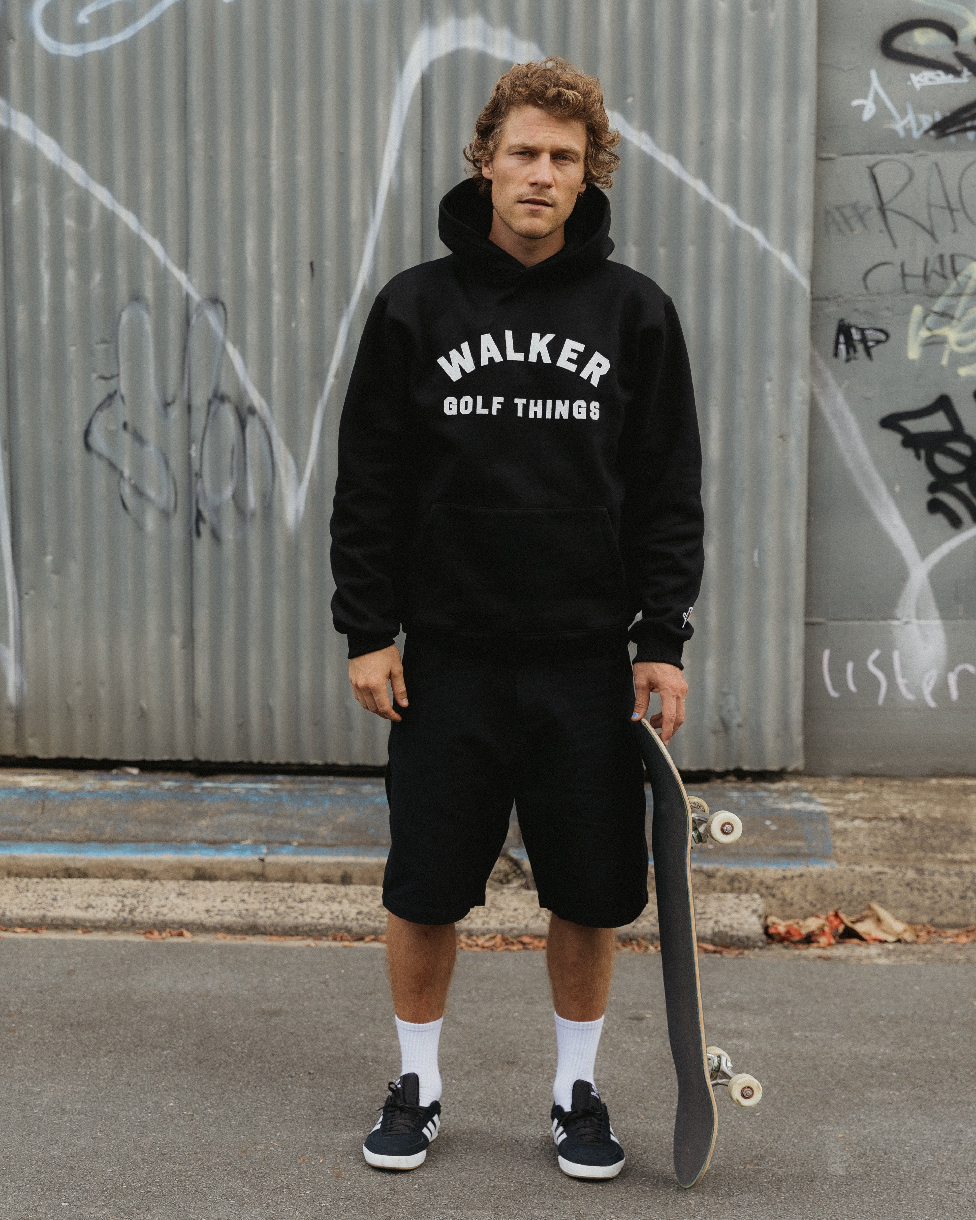 Applique Hood - Black