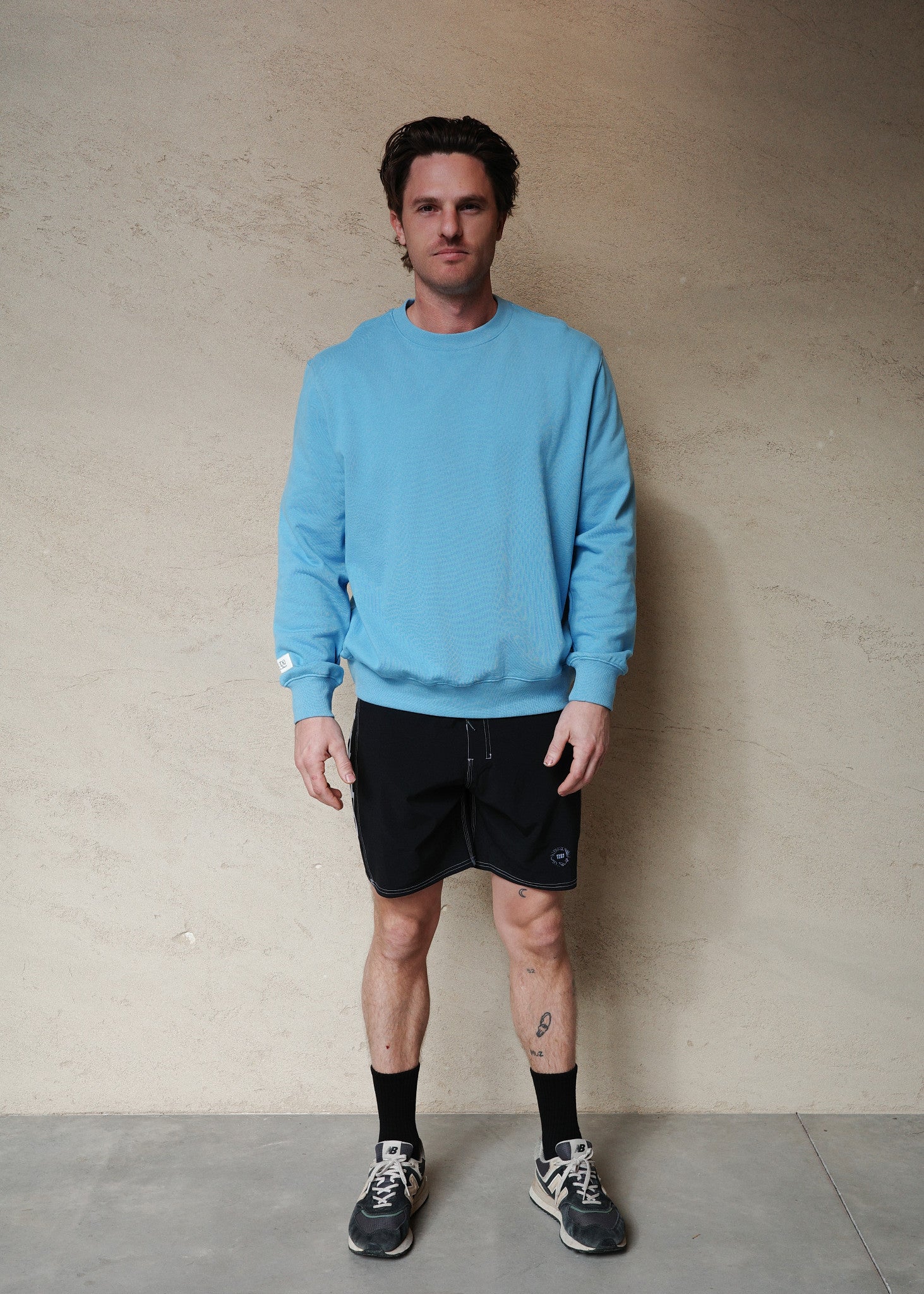 The Weekender Unisex Crew Jumper - Blue
