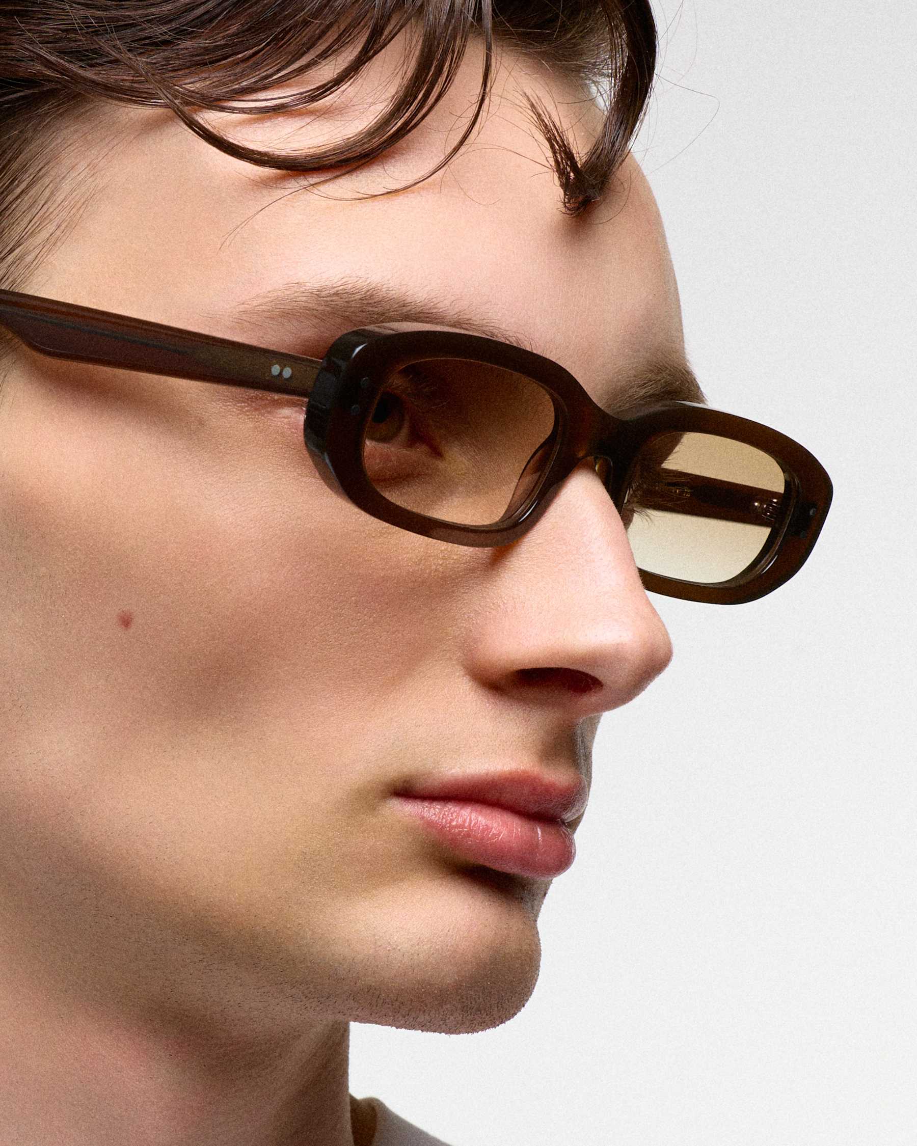 April Chocolate - Brown Gradient Lens