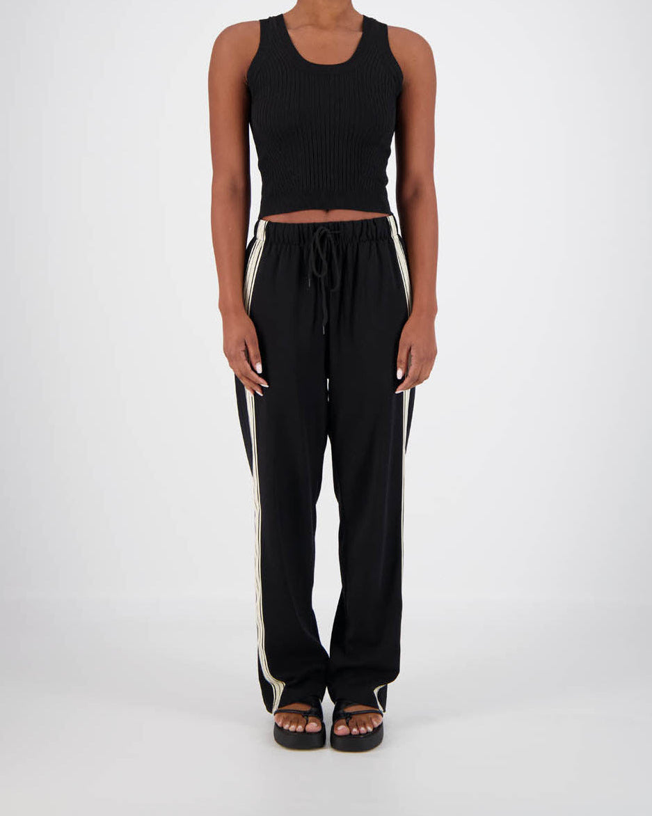 Palma Knit Tank - Black