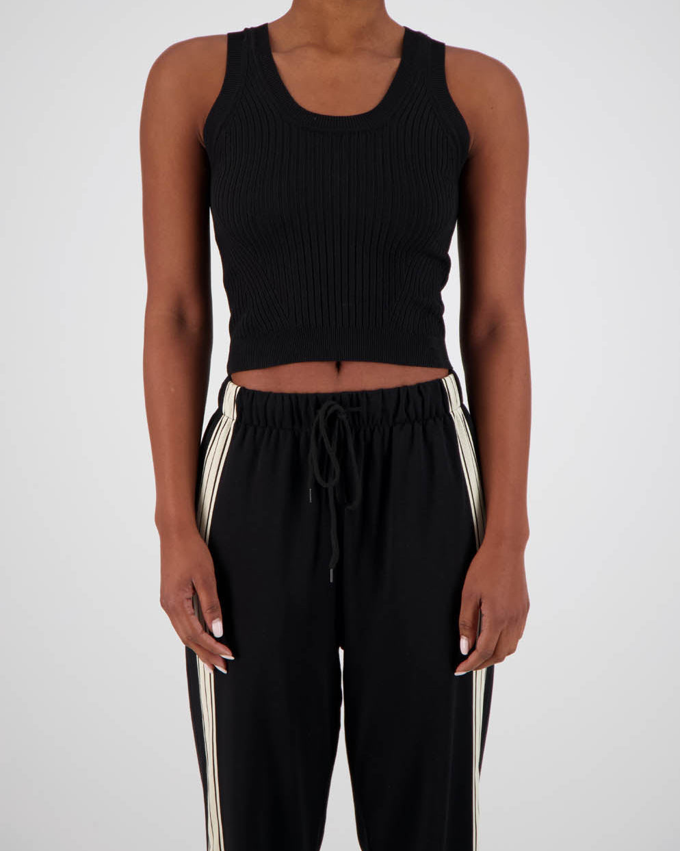 Palma Knit Tank - Black