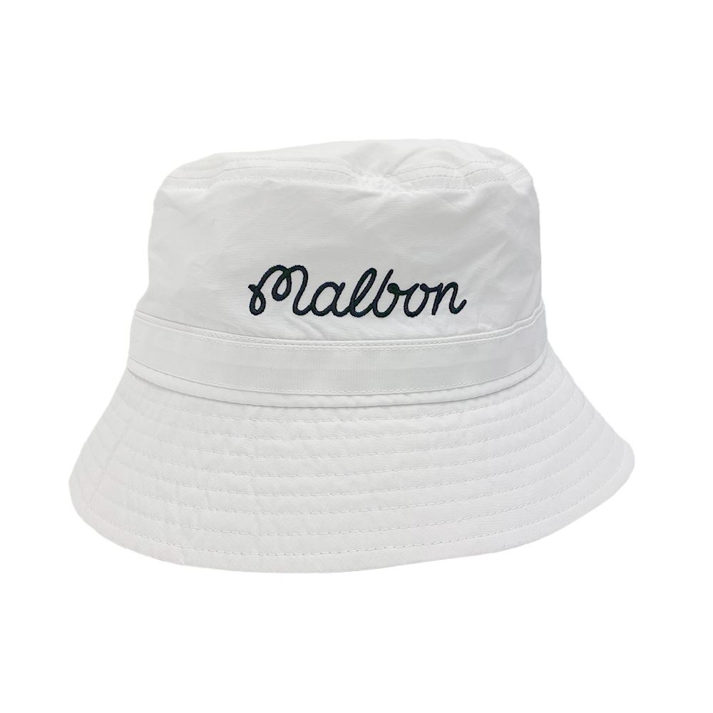 Evergreen Nylon Bucket Hat - White