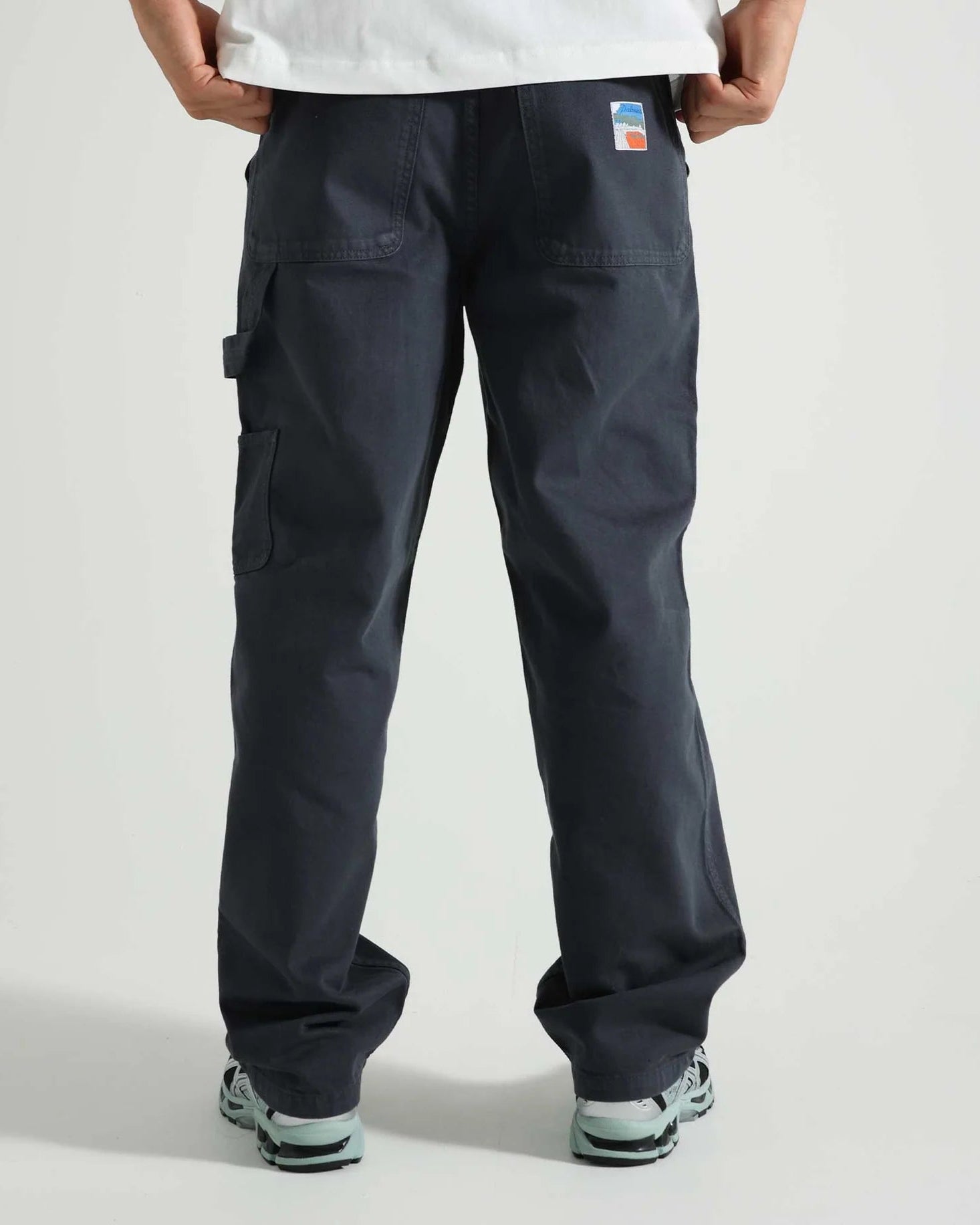 Broom Trousers - Charcoal/Blue