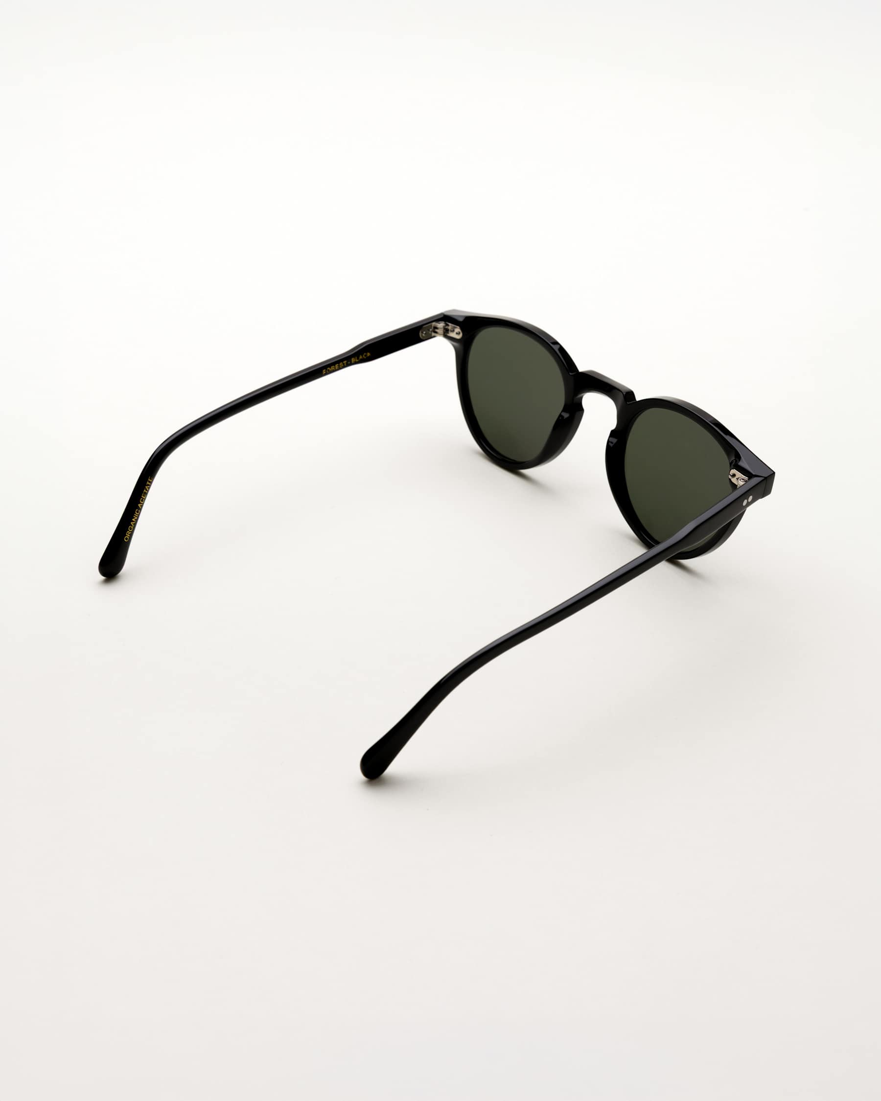 Forest Black - Green Solid Lens